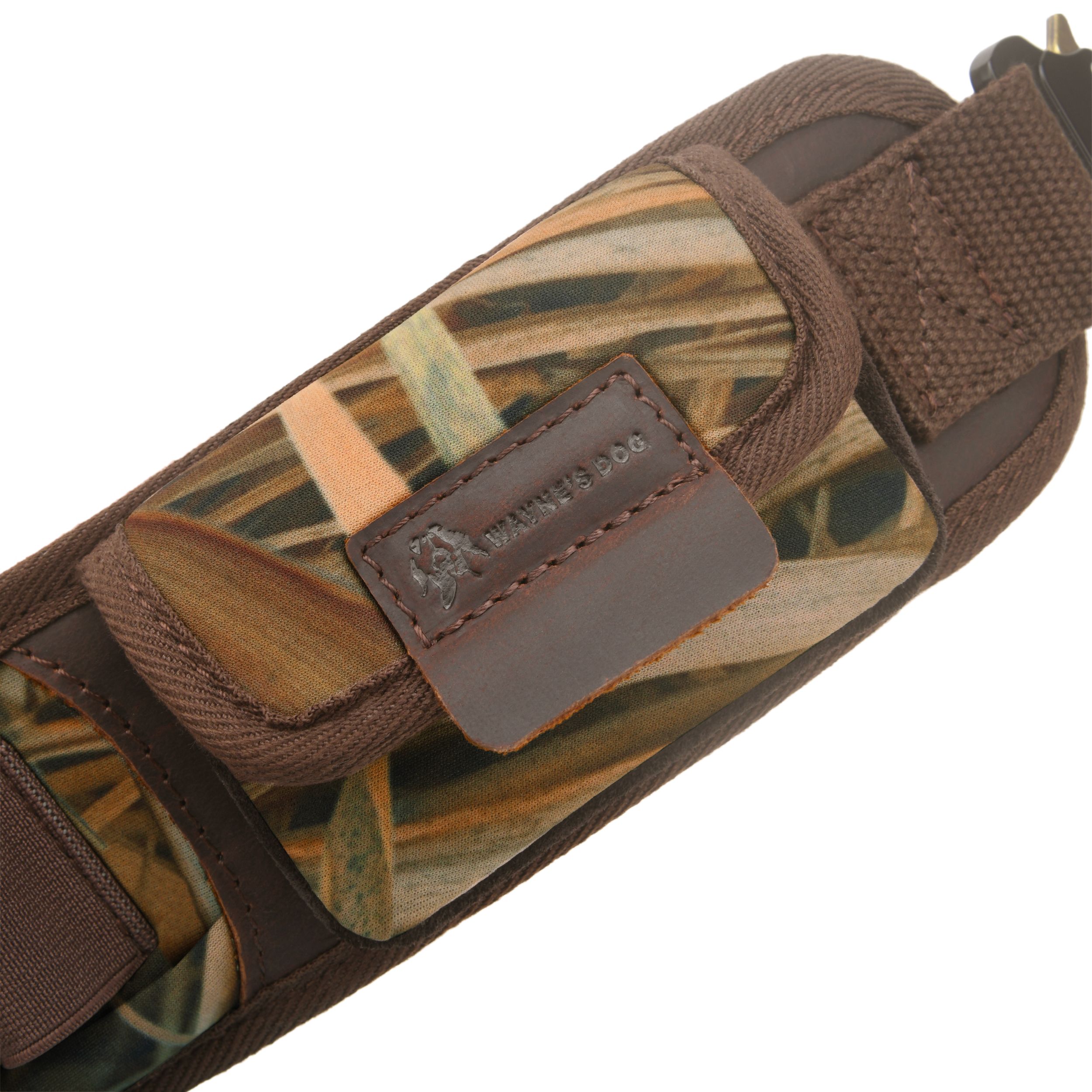 25 Rounds Shotgun Shells Bandolier Camo Ammo Holder Shotshells Waist Belt for 12GA 16GA 20GA