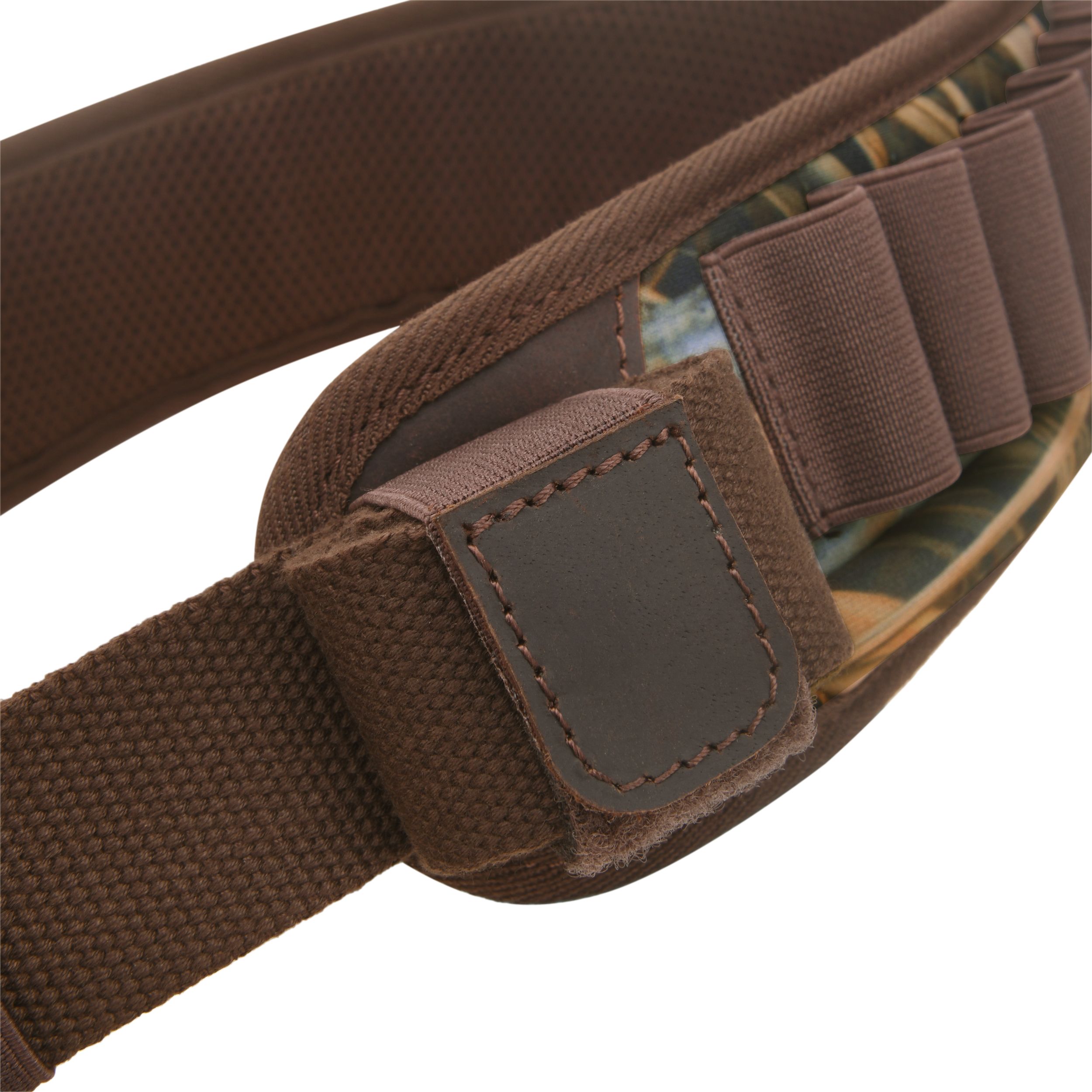 25 Rounds Shotgun Shells Bandolier Camo Ammo Holder Shotshells Waist Belt for 12GA 16GA 20GA