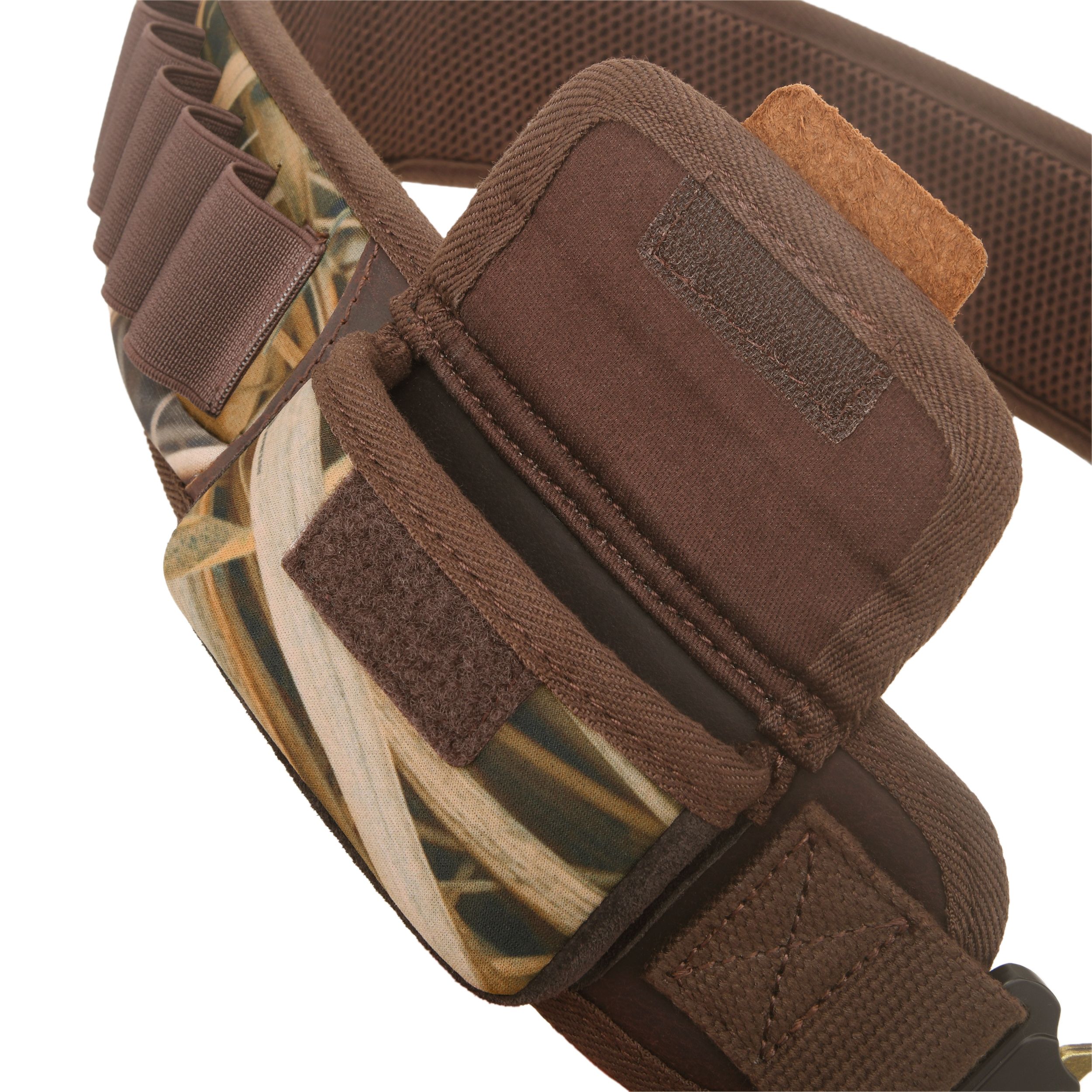 25 Rounds Shotgun Shells Bandolier Camo Ammo Holder Shotshells Waist Belt for 12GA 16GA 20GA