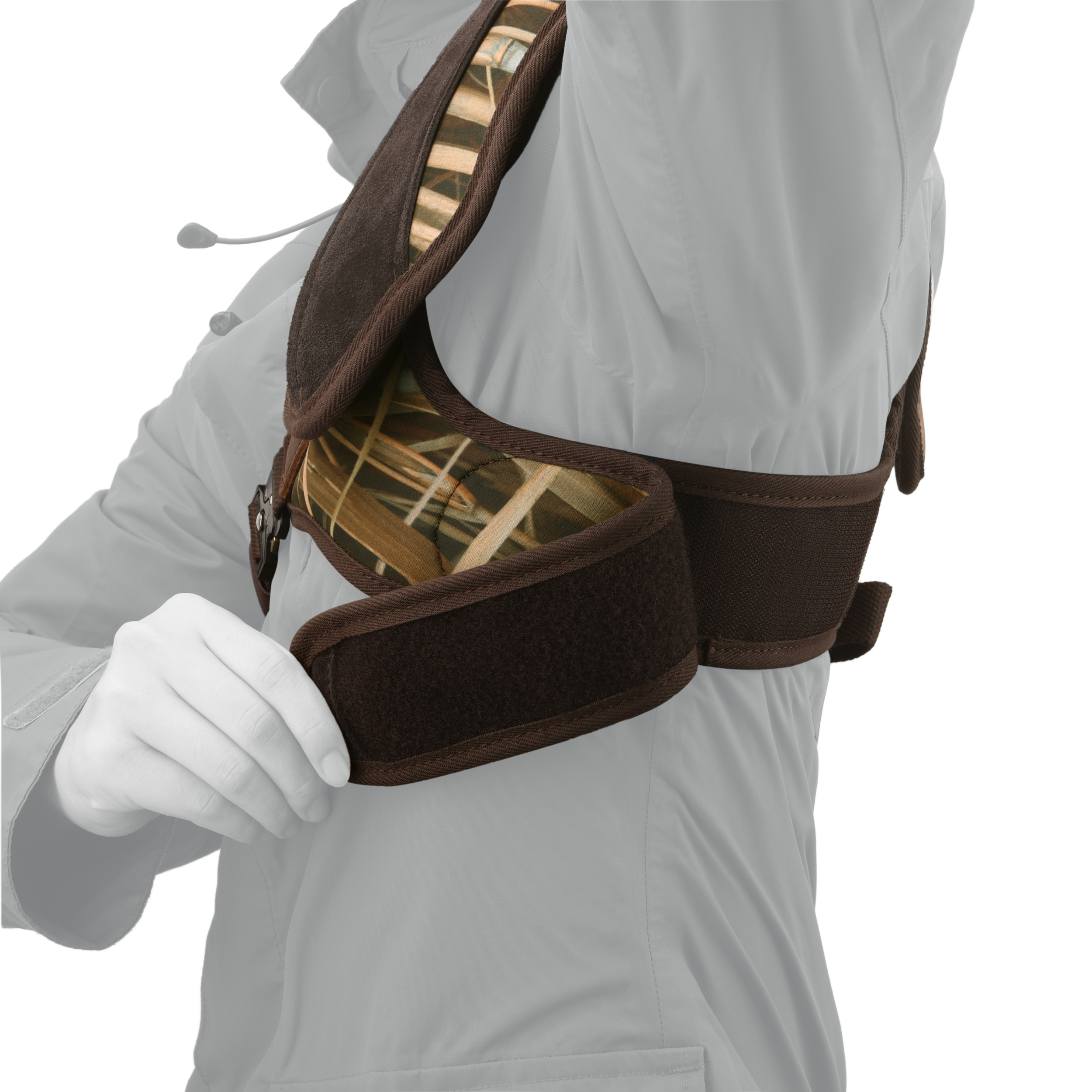 Padded Shooting Recoil Field Shields, Camouflage Shoulder Shooting Vest Pad Unisex Fit