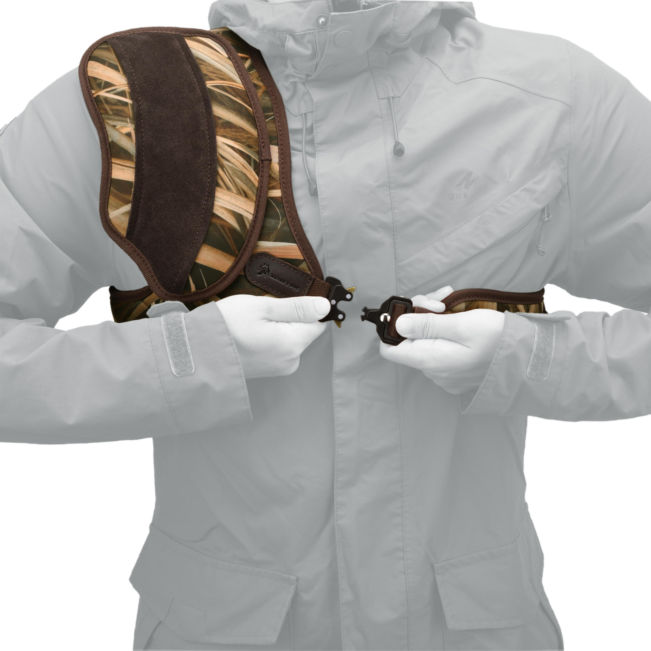 Padded Shooting Recoil Field Shields, Camouflage Shoulder Shooting Vest Pad Unisex Fit