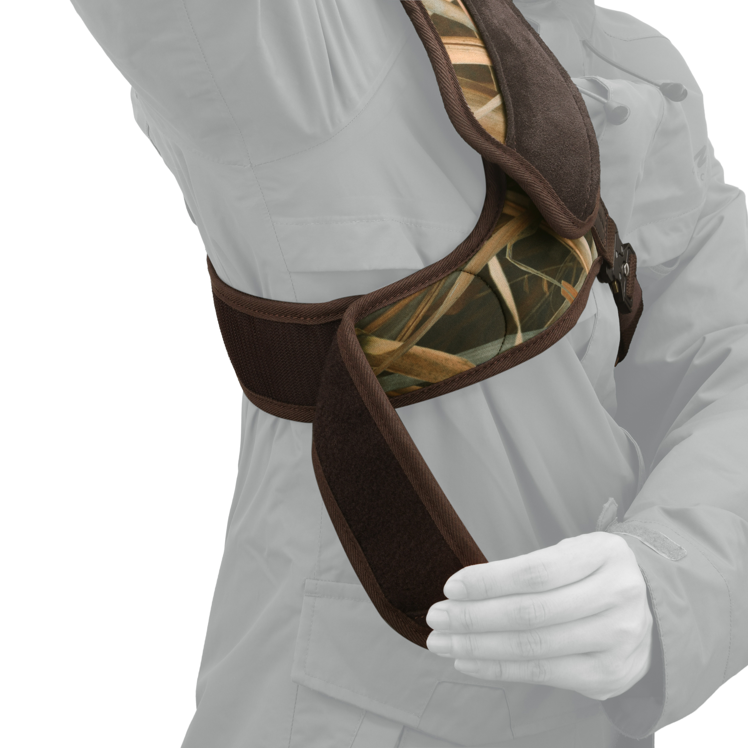 Padded Shooting Recoil Field Shields, Camouflage Shoulder Shooting Vest Pad Unisex Fit