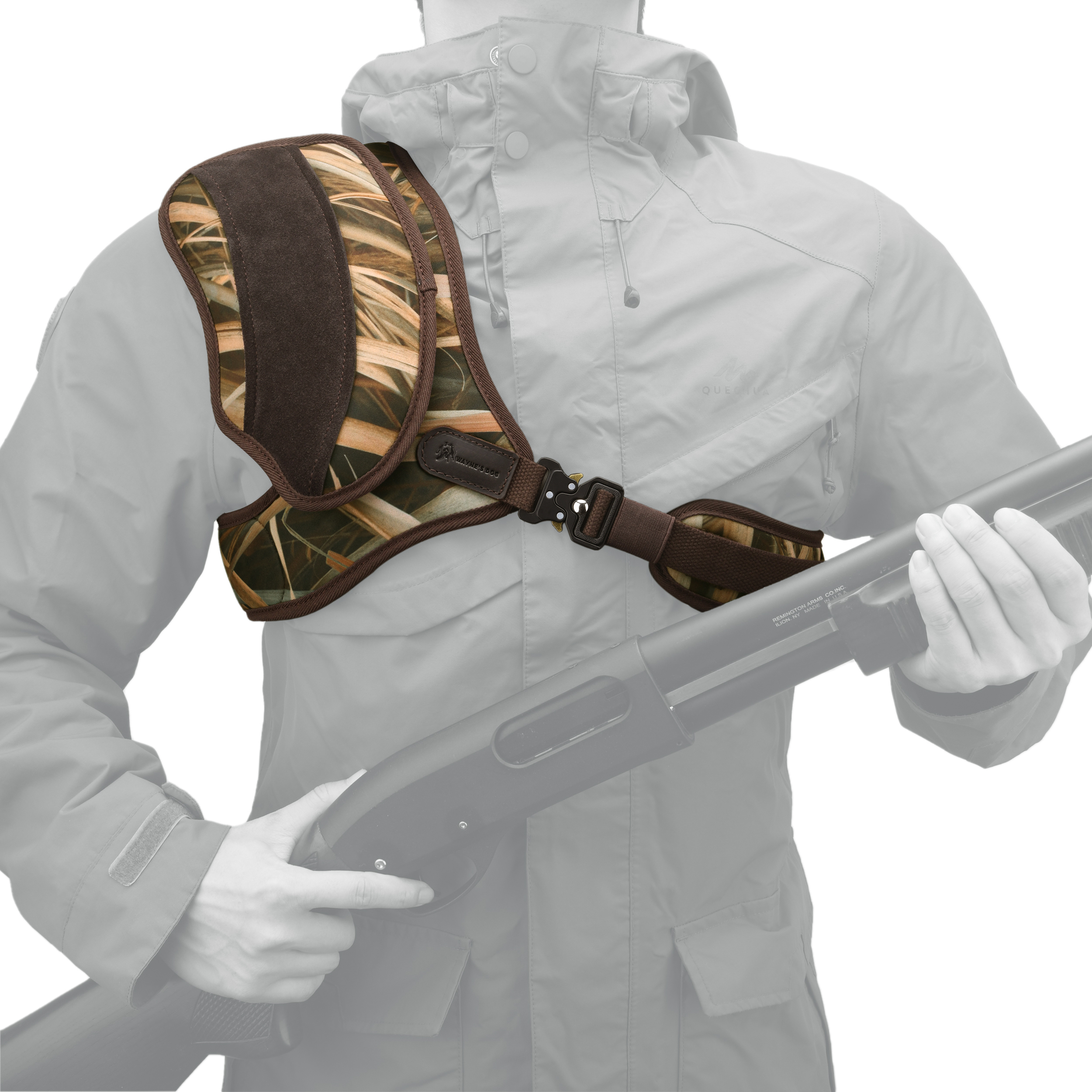 Padded Shooting Recoil Field Shields, Camouflage Shoulder Shooting Vest Pad Unisex Fit