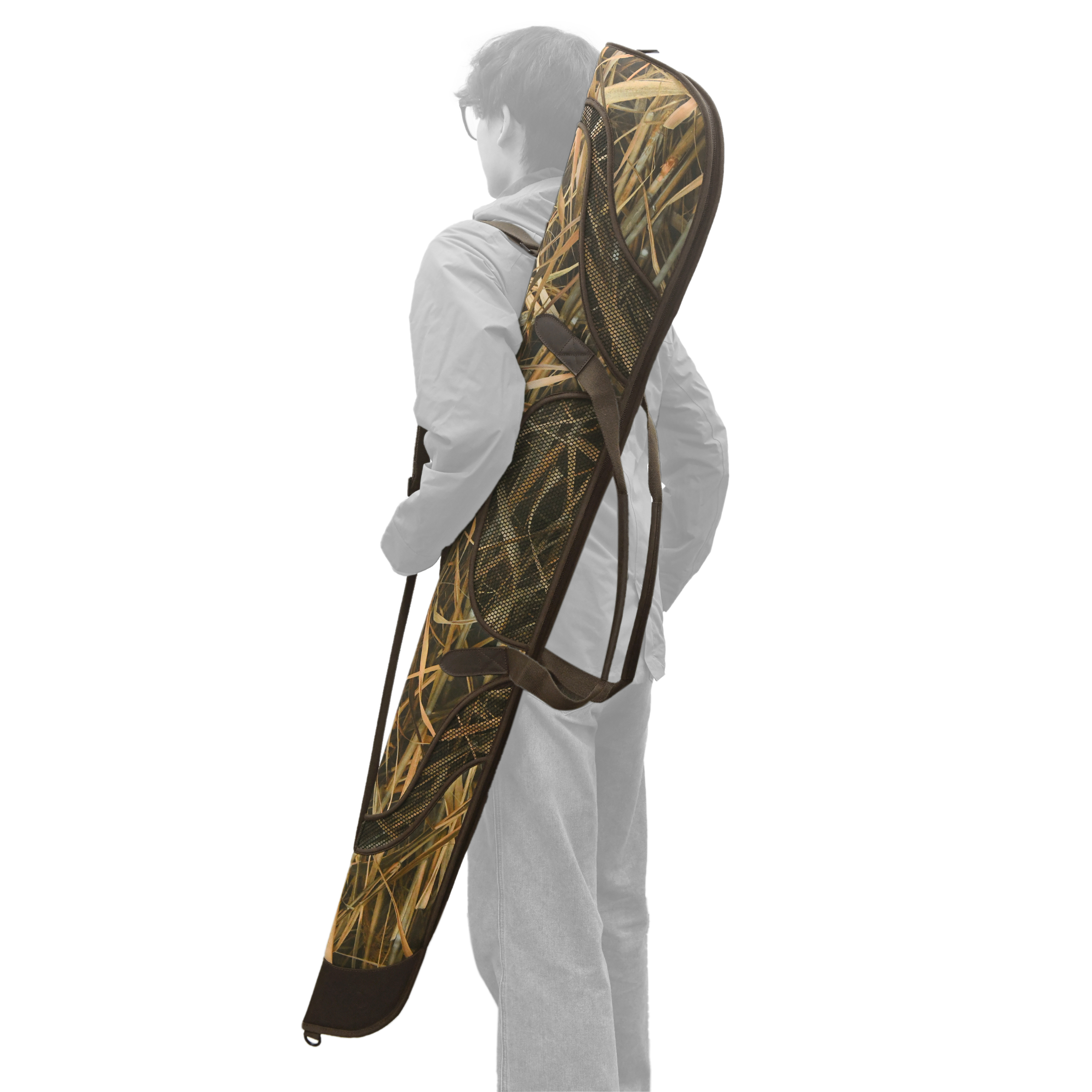 44" / 56" Soft Gun Case for Scoped Rifle & Shotgun, Camouflage Gun Storage Bag for Bolt-Action Rifles, Break-Action Shotguns