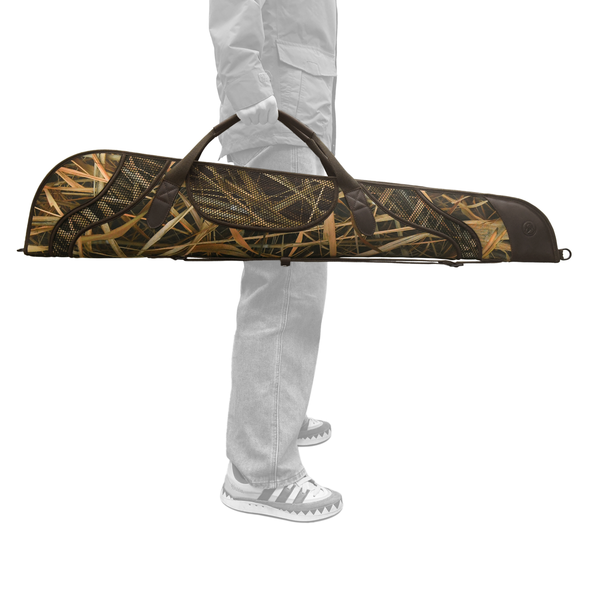 44" / 56" Soft Gun Case for Scoped Rifle & Shotgun, Camouflage Gun Storage Bag for Bolt-Action Rifles, Break-Action Shotguns