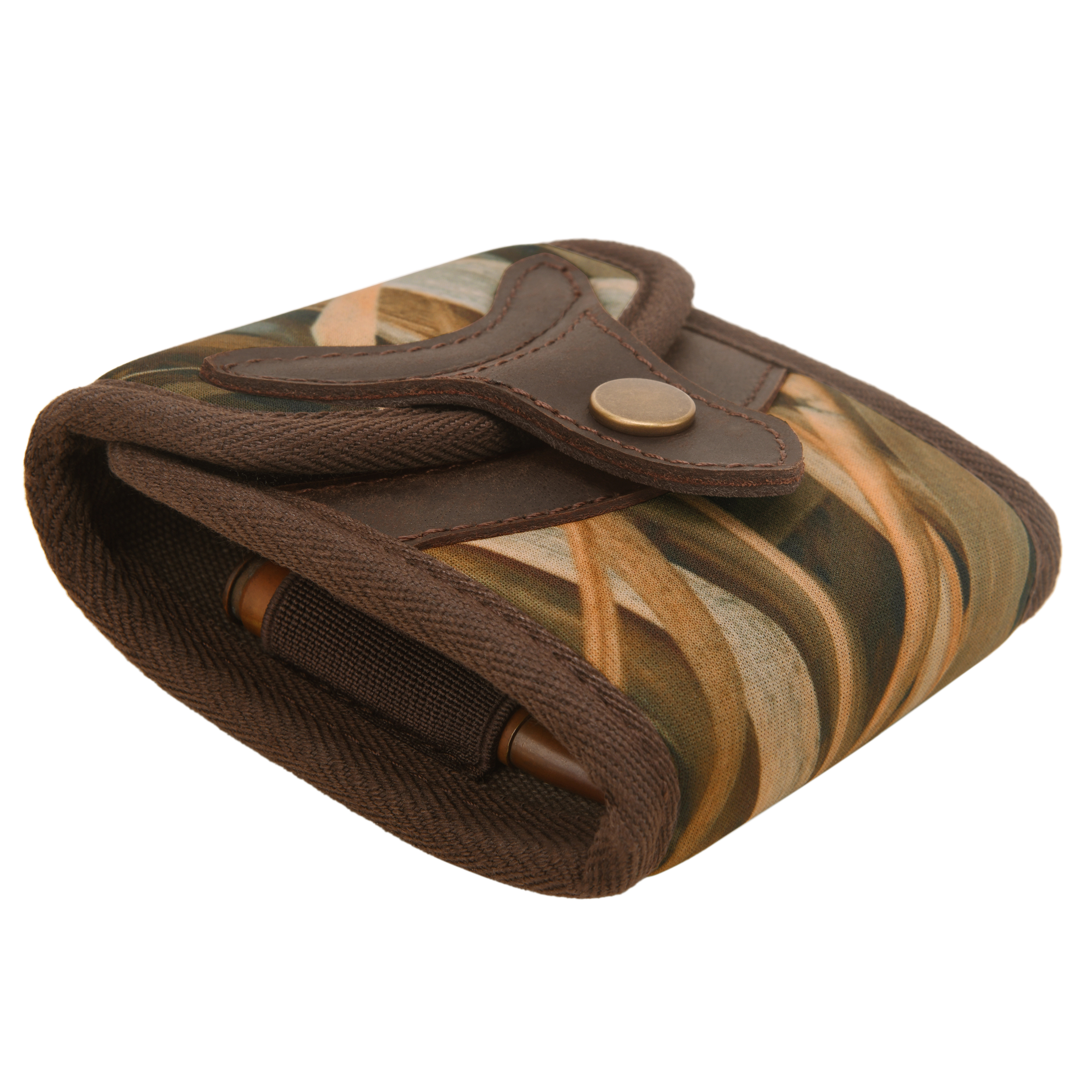 Camo Belt Loop Cartridge Holder, Camouflage Rifle Cartridge Bullet Holder Case Ammo Shell Pouch 12 Round