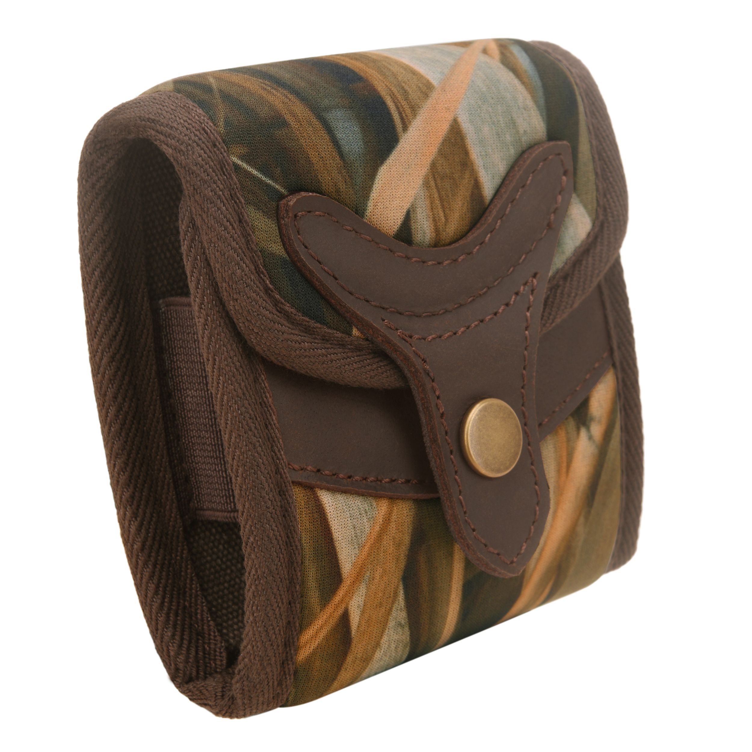 Camo Belt Loop Cartridge Holder, Camouflage Rifle Cartridge Bullet Holder Case Ammo Shell Pouch 12 Round