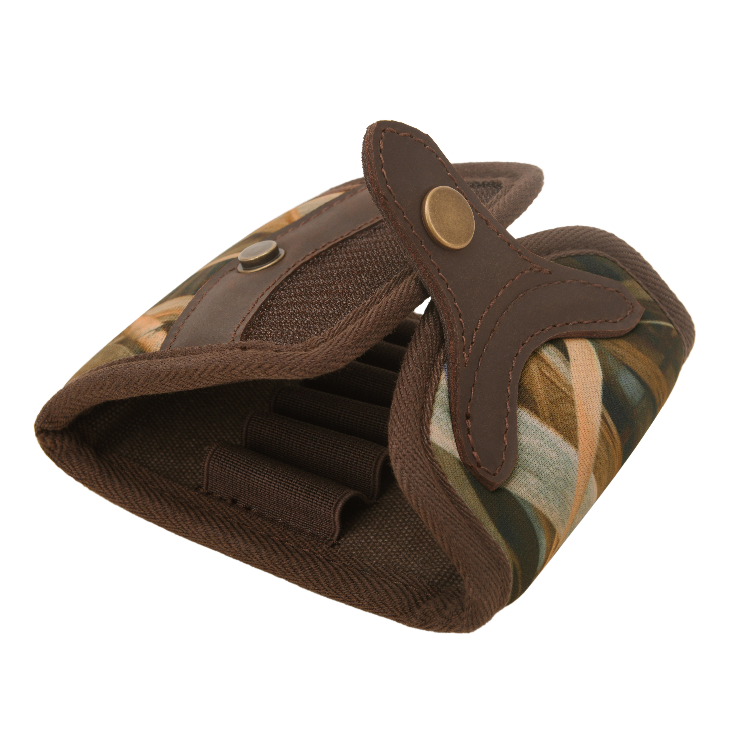 Camo Belt Loop Cartridge Holder, Camouflage Rifle Cartridge Bullet Holder Case Ammo Shell Pouch 12 Round