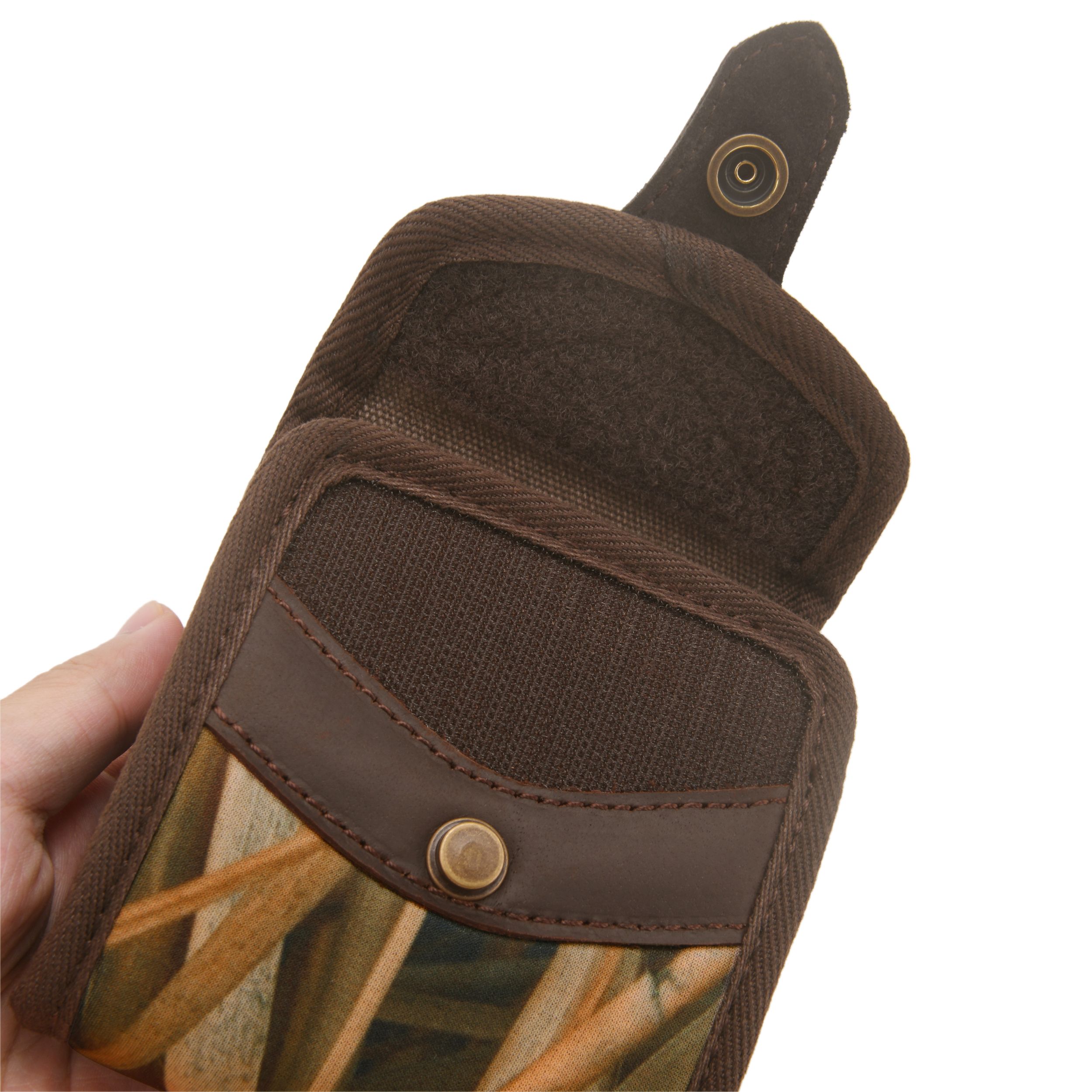 Camo Belt Loop Cartridge Holder, Camouflage Rifle Cartridge Bullet Holder Case Ammo Shell Pouch 12 Round