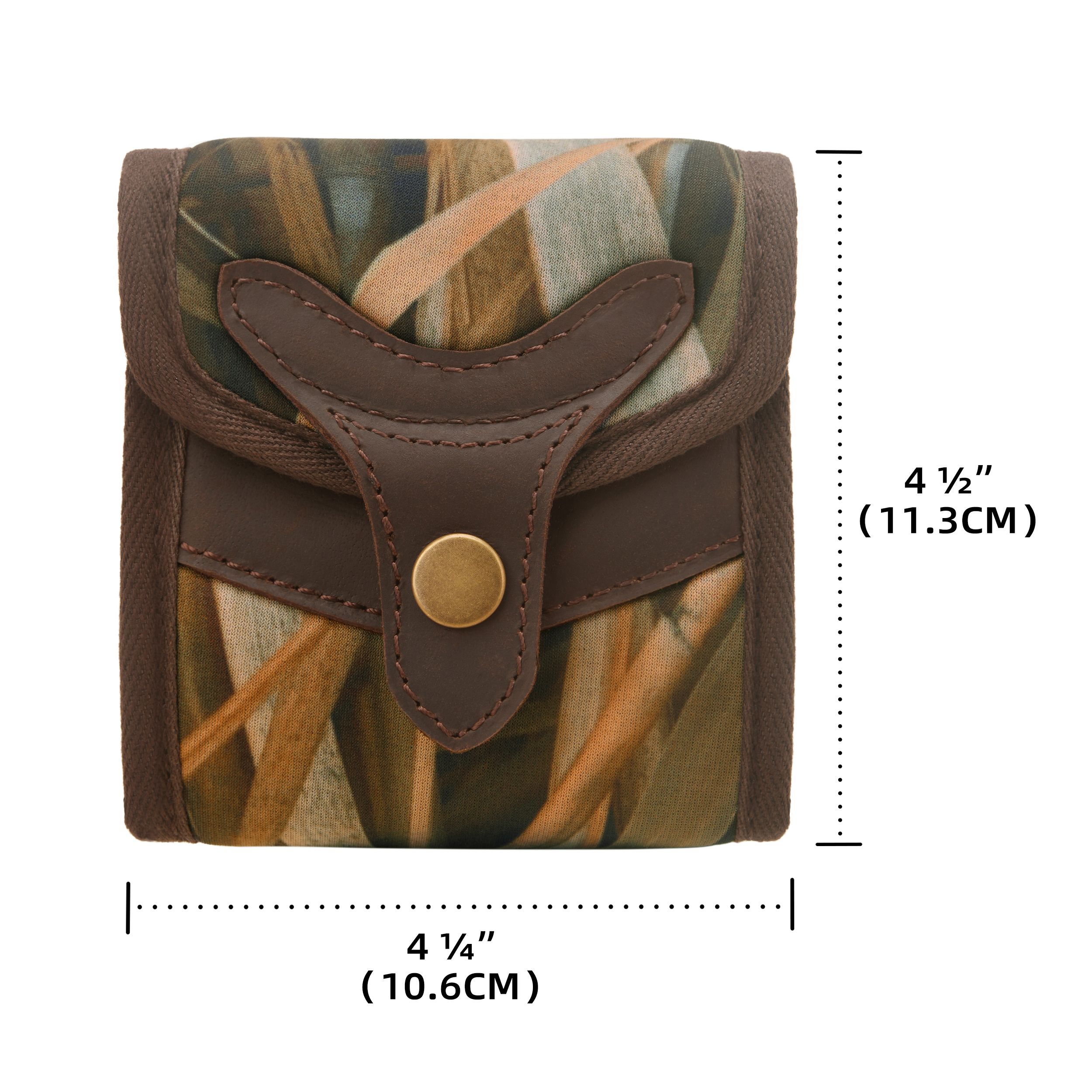 Camo Belt Loop Cartridge Holder, Camouflage Rifle Cartridge Bullet Holder Case Ammo Shell Pouch 12 Round