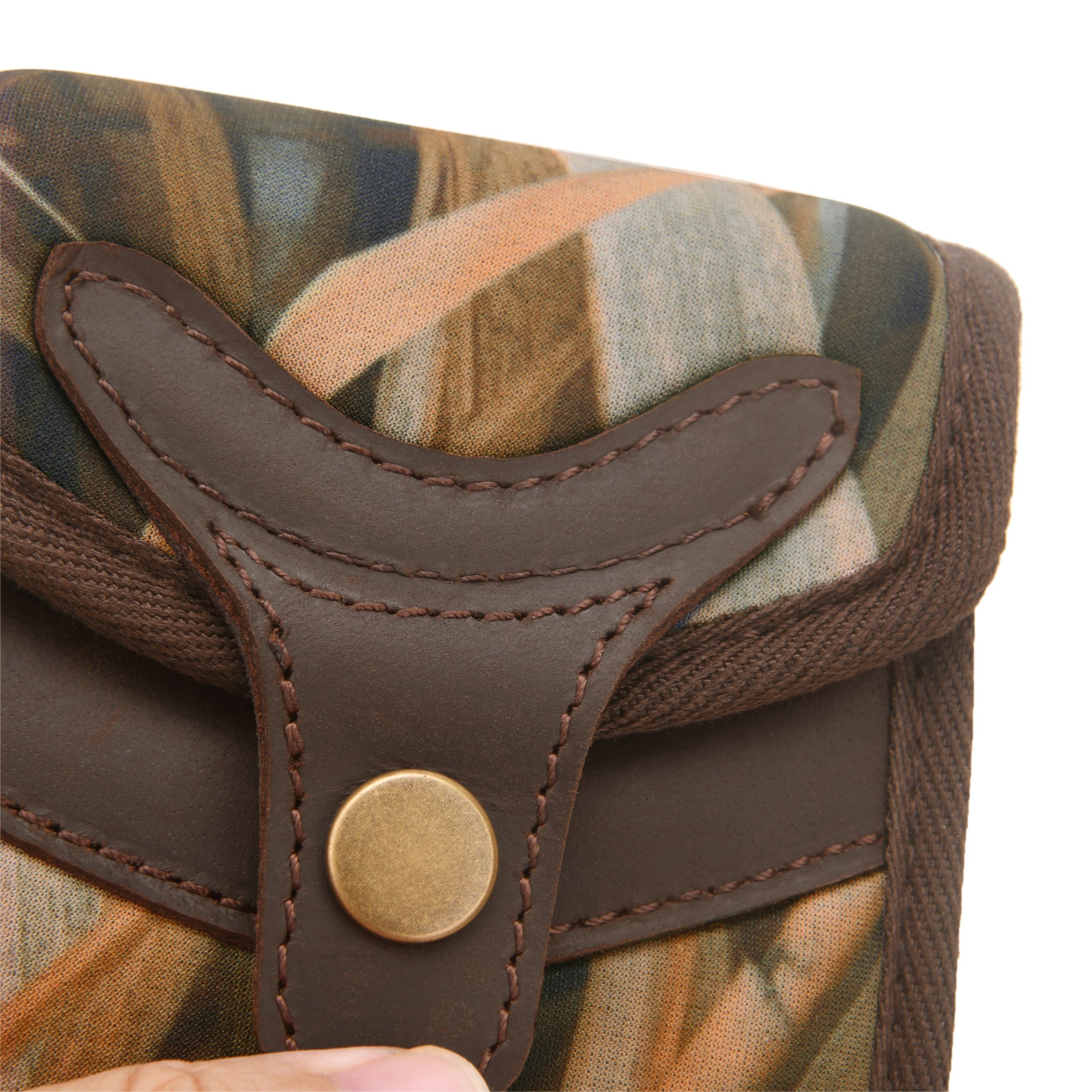 Camo Belt Loop Cartridge Holder, Camouflage Rifle Cartridge Bullet Holder Case Ammo Shell Pouch 12 Round