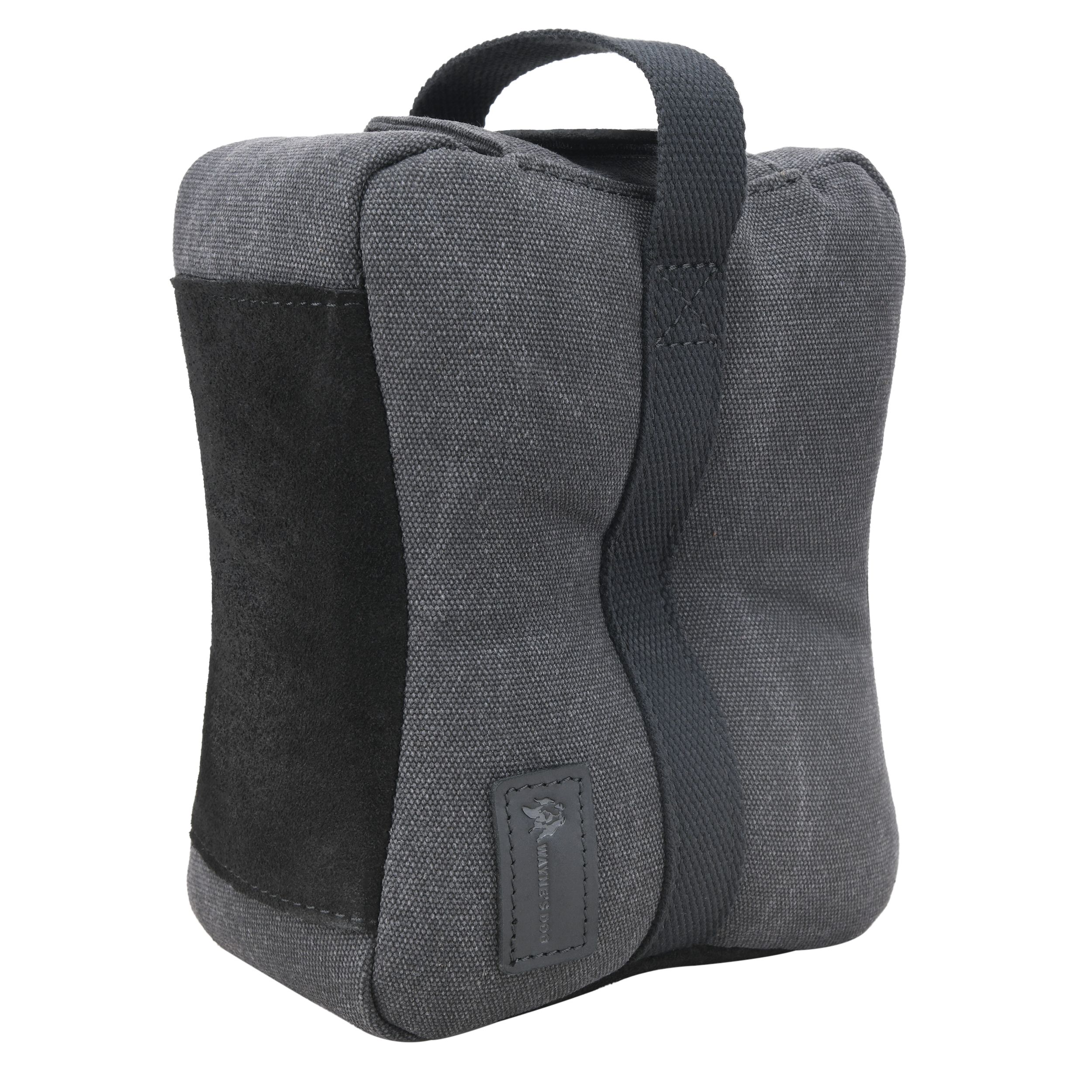 WAYNE'S DOG Canvas Shooting Sabdbag, Unfilled Gun Rest Bag Front Support Bench Bags for Range, Shooting