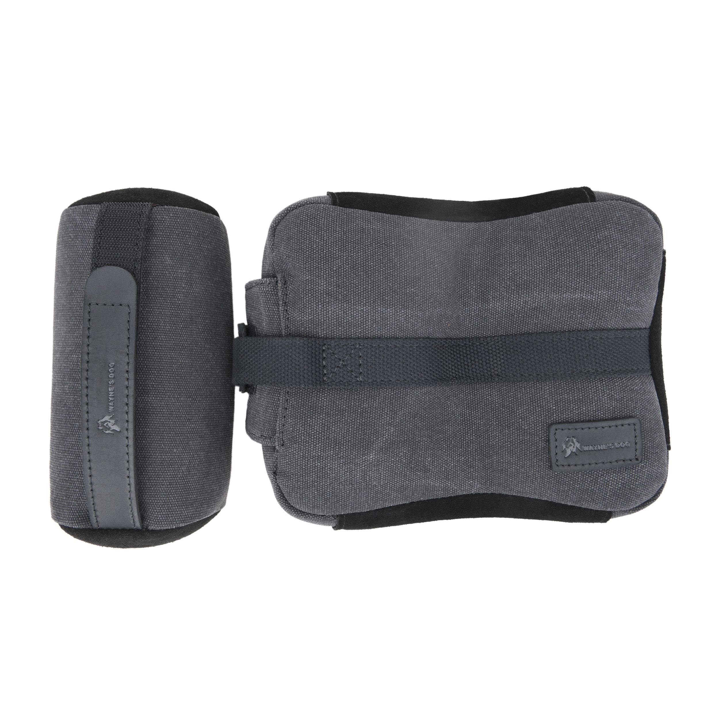 WAYNE'S DOG Canvas Shooting Rest Bags, Unfilled Rest Front & Rear Support Sandbag Stand Holders