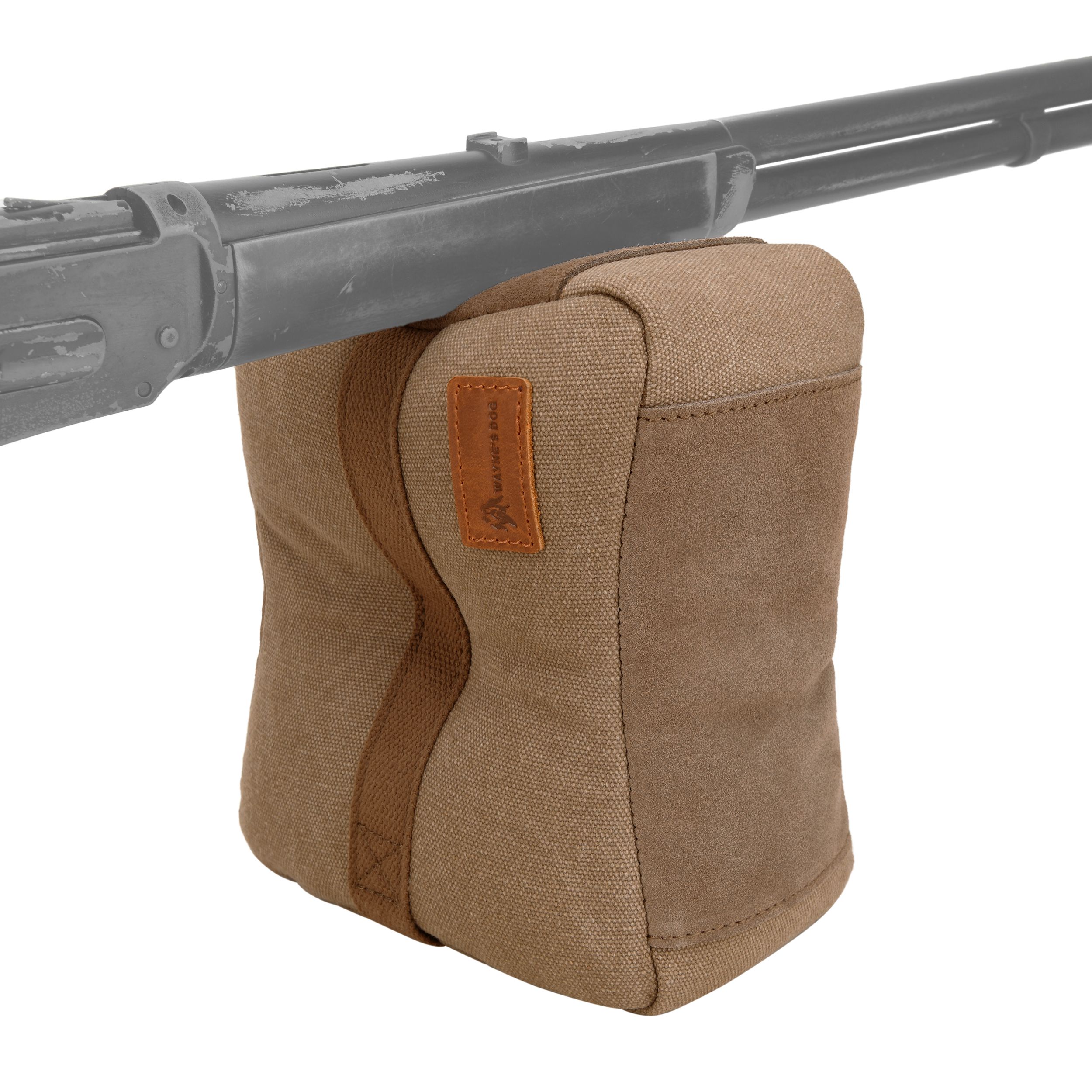 WAYNE'S DOG Canvas Shooting Sabdbag, Unfilled Gun Rest Bag Front Support Bench Bags for Range, Shooting