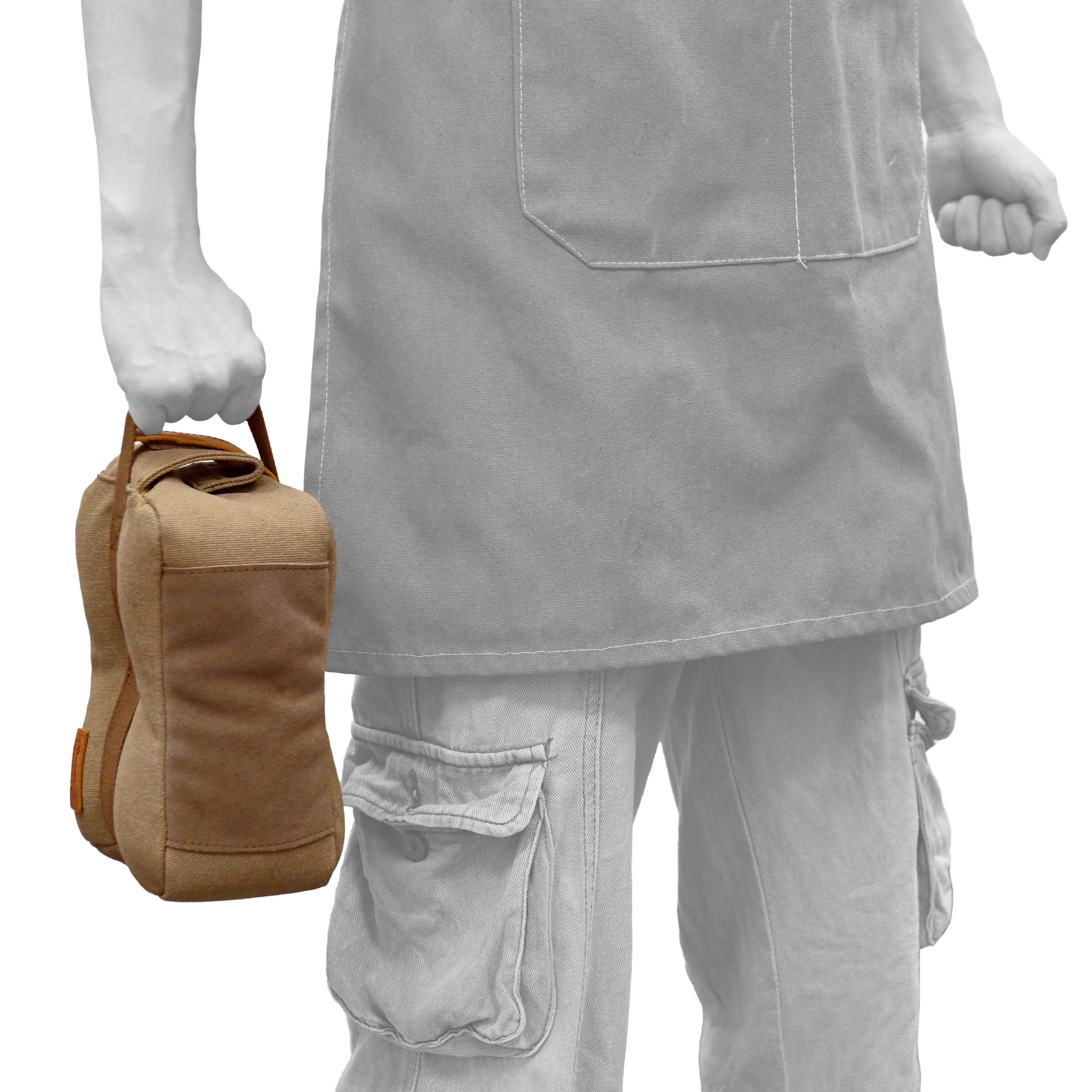 WAYNE'S DOG Canvas Shooting Sabdbag, Unfilled Gun Rest Bag Front Support Bench Bags for Range, Shooting