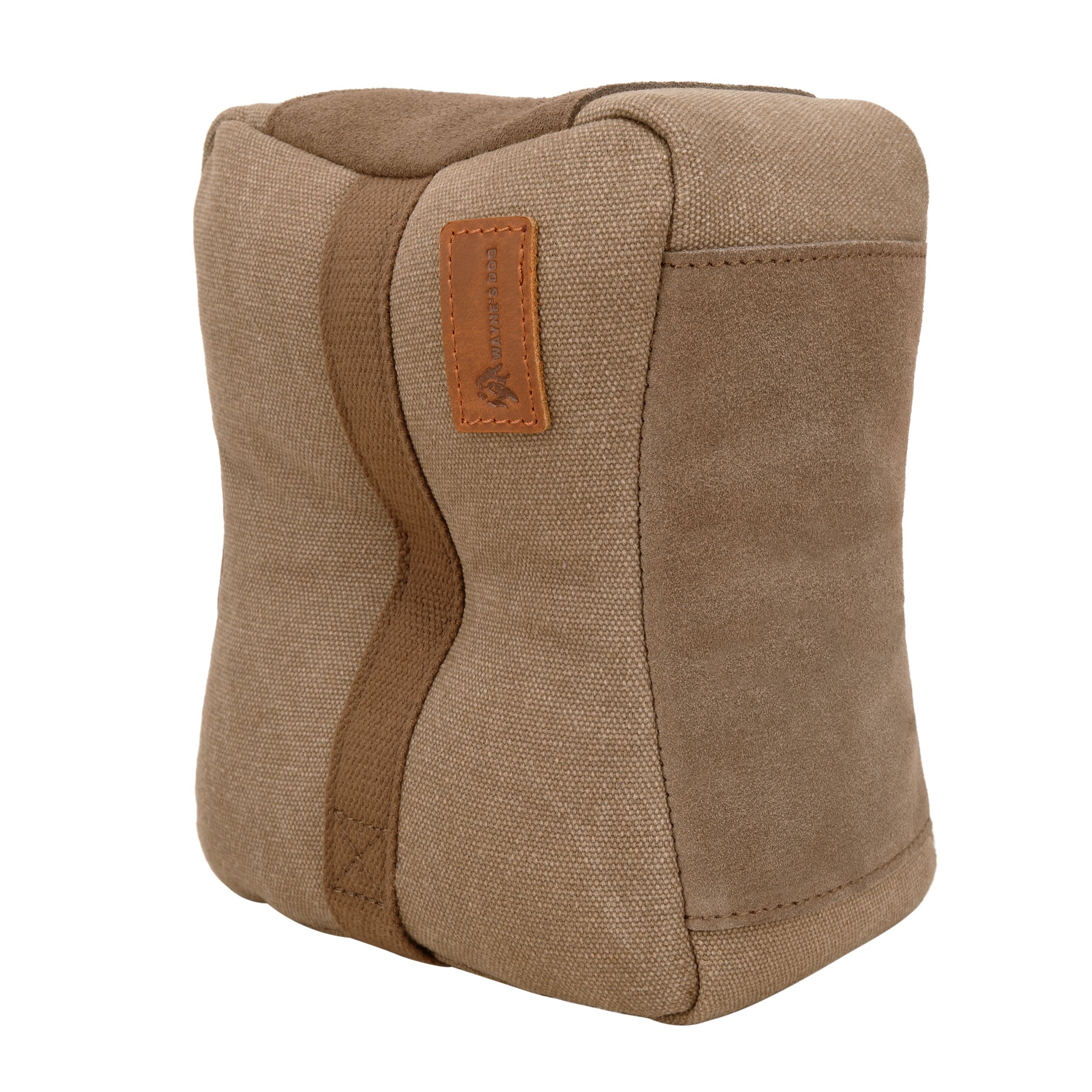 WAYNE'S DOG Canvas Shooting Sabdbag, Unfilled Gun Rest Bag Front Support Bench Bags for Range, Shooting