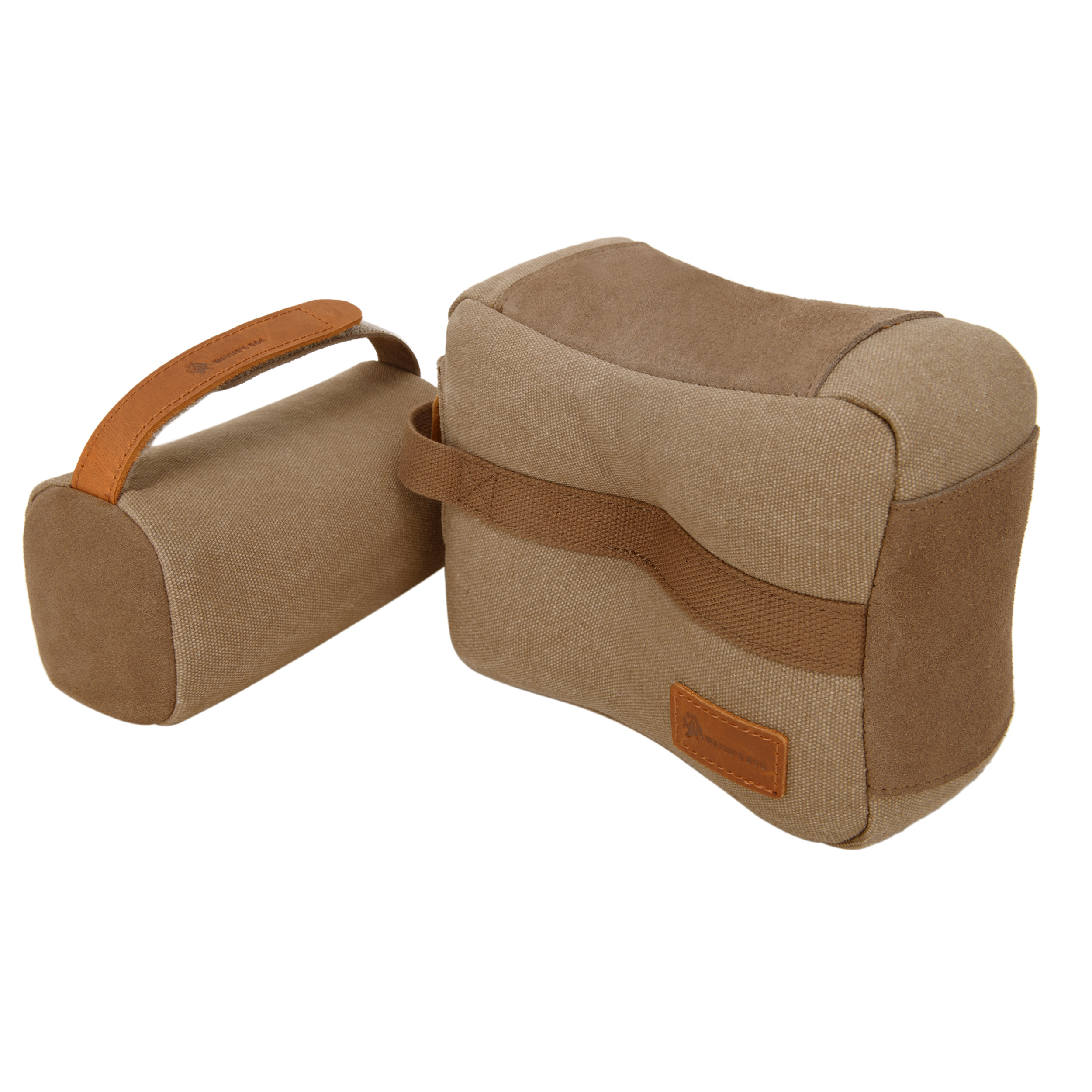 WAYNE'S DOG Canvas Shooting Rest Bags, Unfilled Rest Front & Rear Support Sandbag Stand Holders