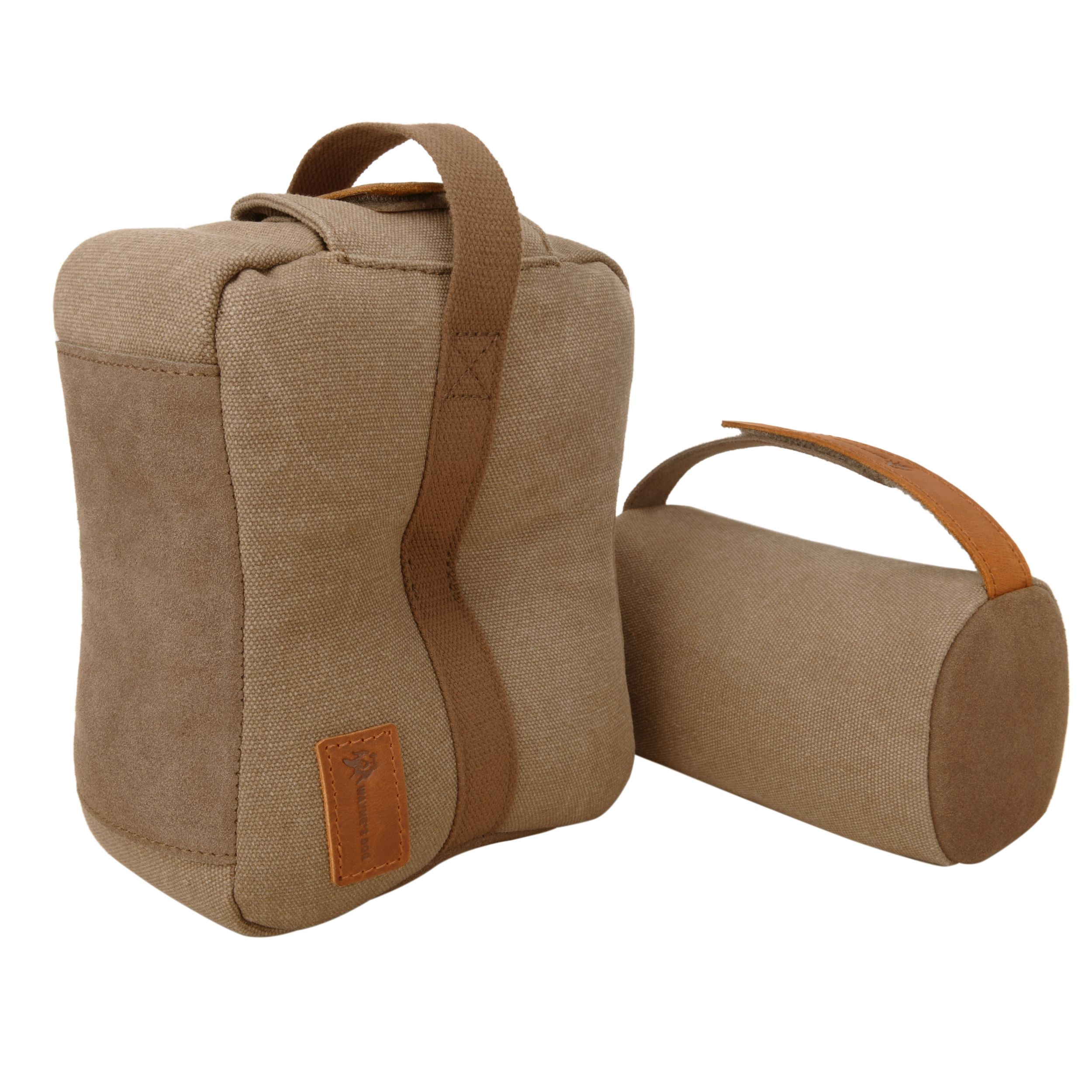 WAYNE'S DOG Canvas Shooting Rest Bags, Unfilled Rest Front & Rear Support Sandbag Stand Holders