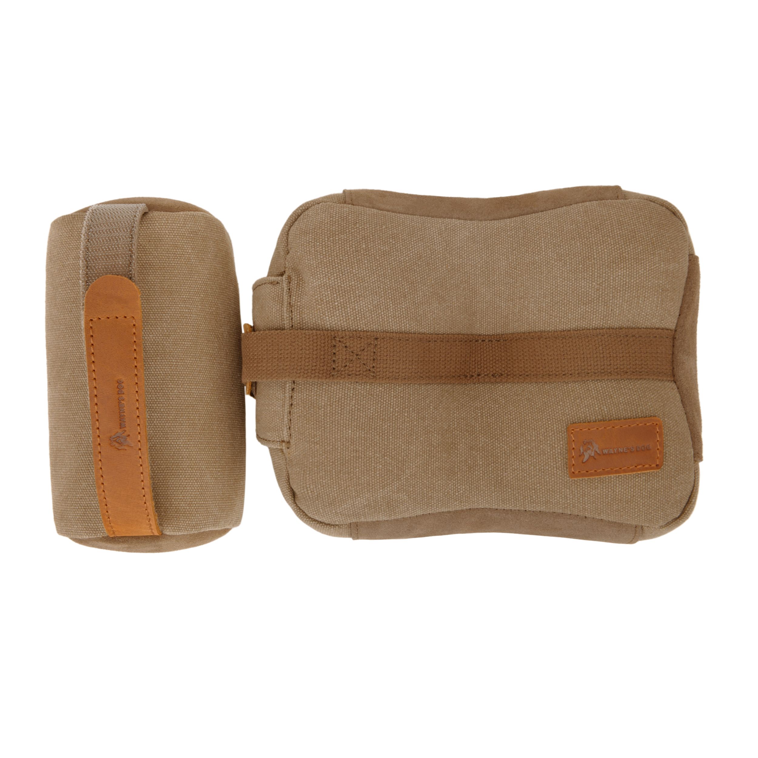 WAYNE'S DOG Canvas Shooting Rest Bags, Unfilled Rest Front & Rear Support Sandbag Stand Holders