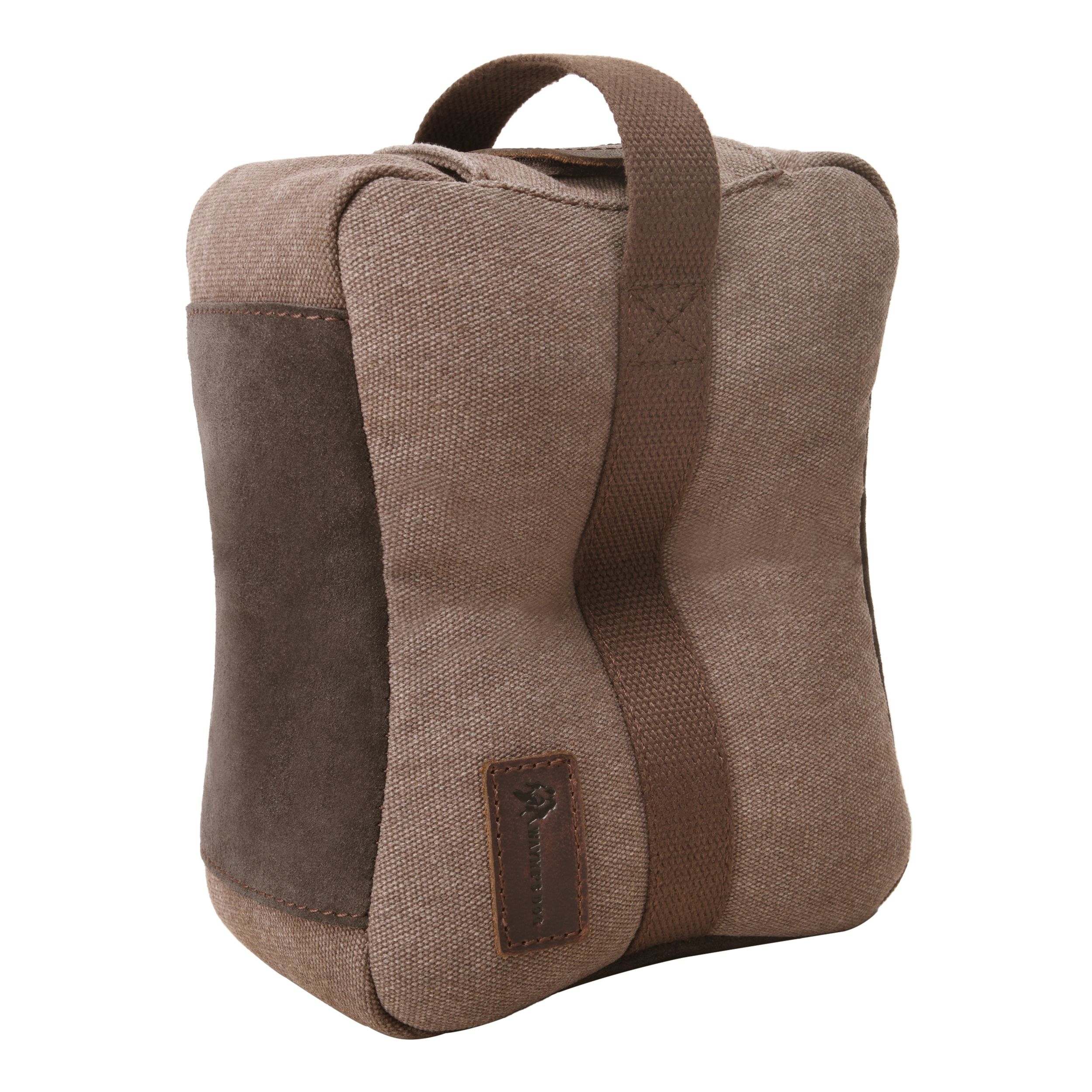 WAYNE'S DOG Canvas Shooting Sabdbag, Unfilled Gun Rest Bag Front Support Bench Bags for Range, Shooting