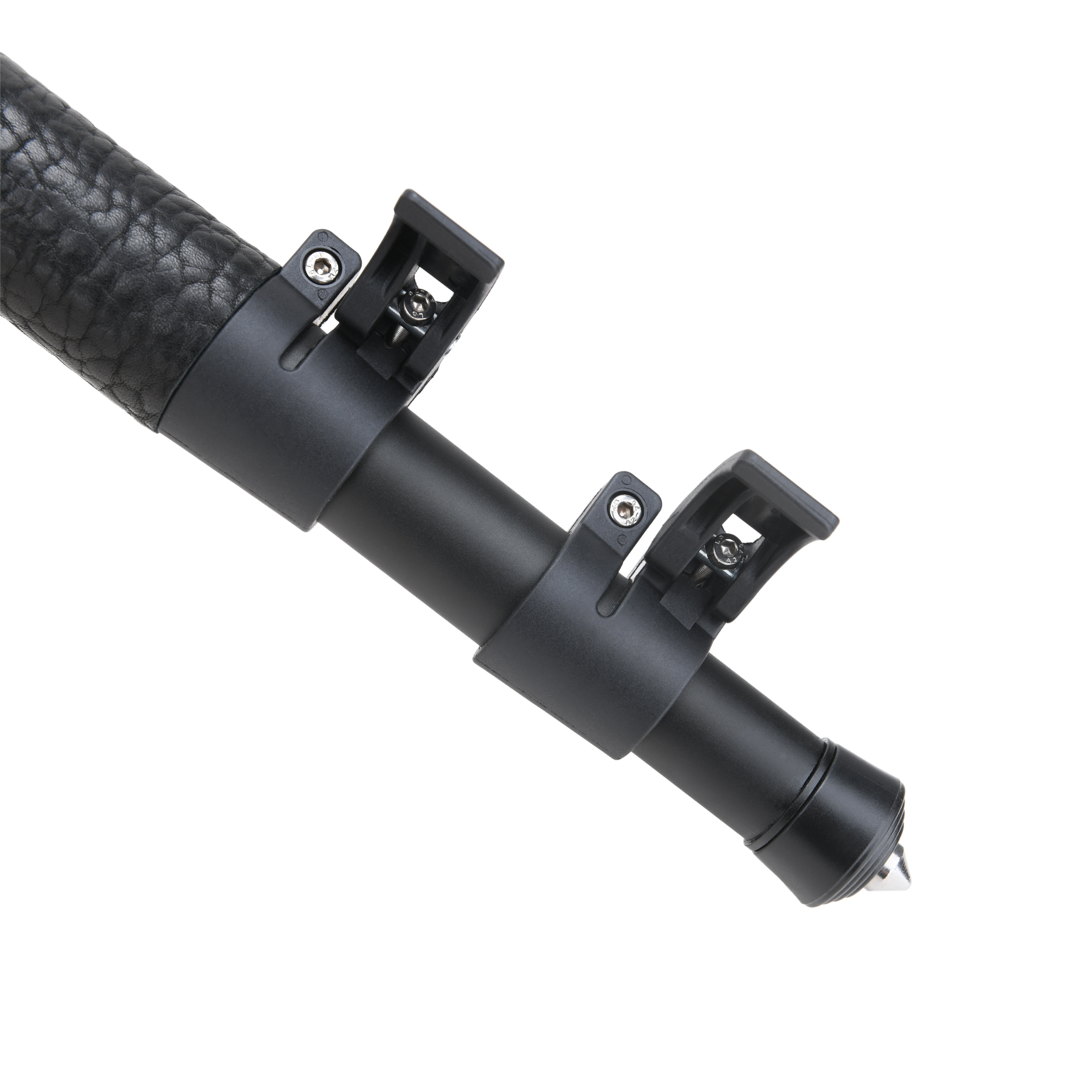 WAYNE'S DOG Shooting Stick Monopod Gun Rifle Shooting Rest with V Yoke, Whole Sheet Leather Wrap