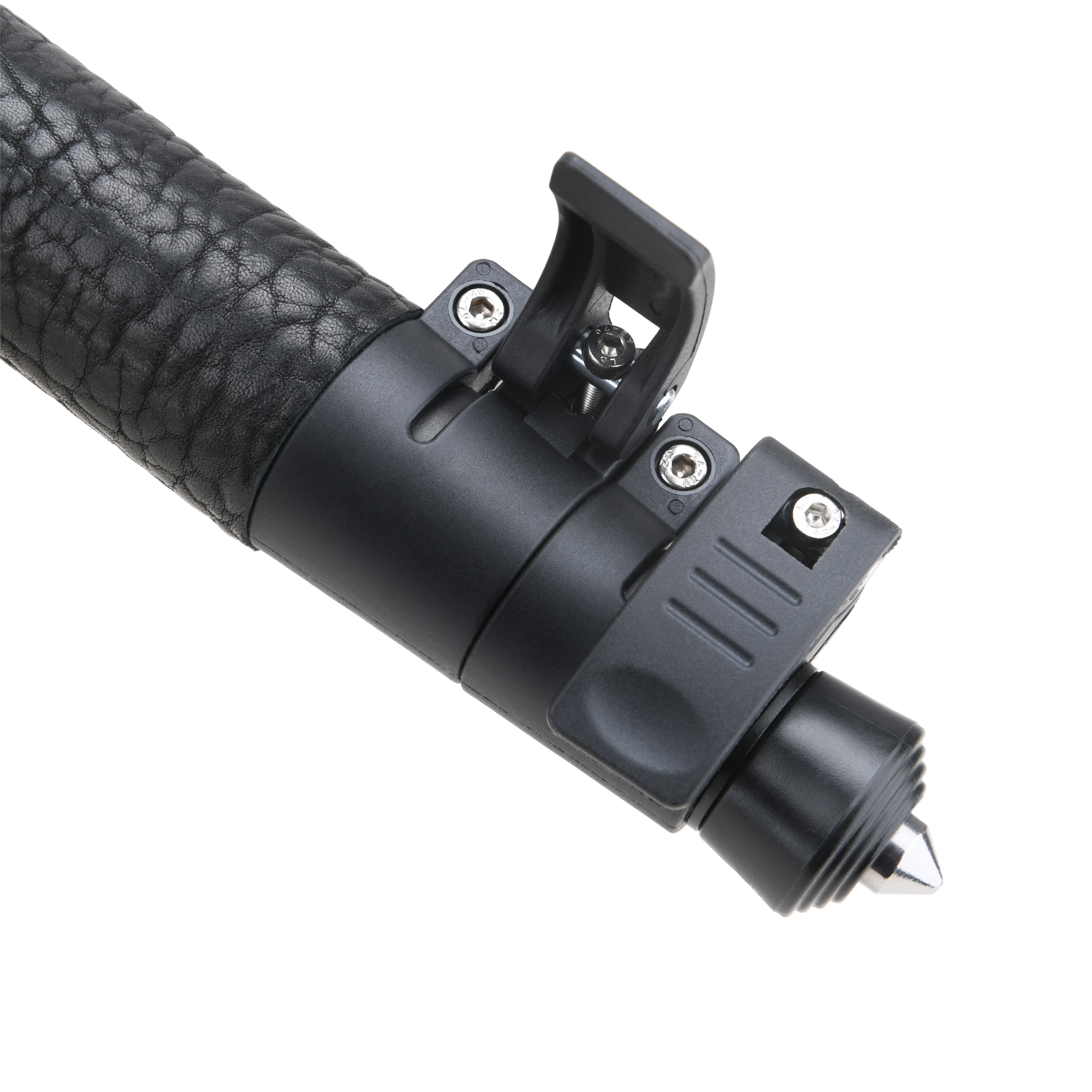 WAYNE'S DOG Shooting Stick Monopod Gun Rifle Shooting Rest with V Yoke, Whole Sheet Leather Wrap