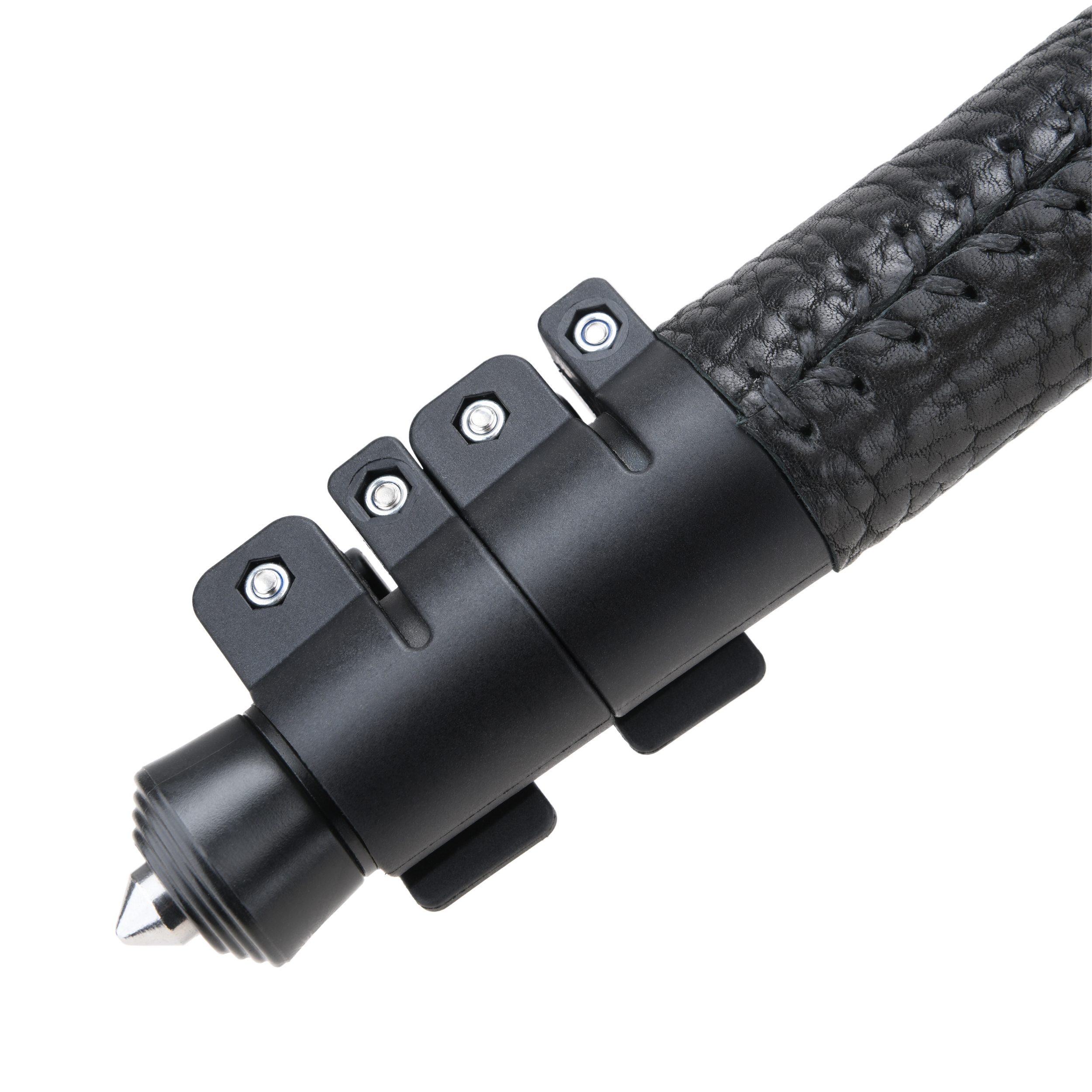 WAYNE'S DOG Shooting Stick Monopod Gun Rifle Shooting Rest with V Yoke, Whole Sheet Leather Wrap