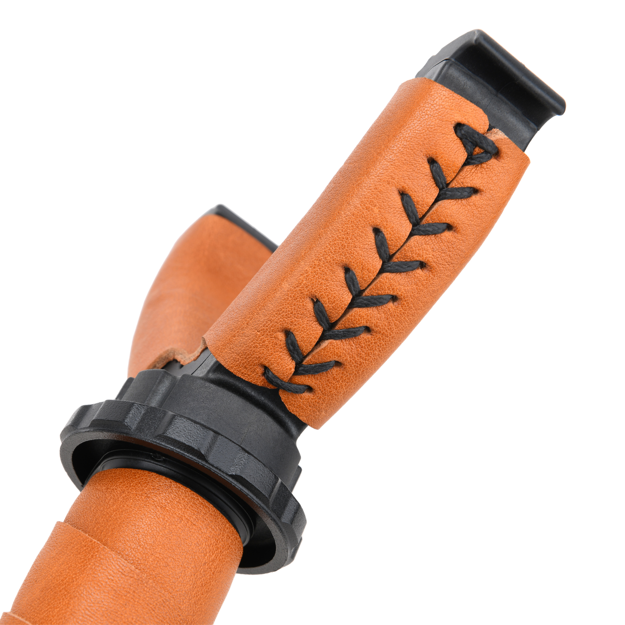 WAYNE'S DOG Shooting Stick Monopod Gun Rifle Shooting Rest with V Yoke, Whole Sheet Leather Wrap