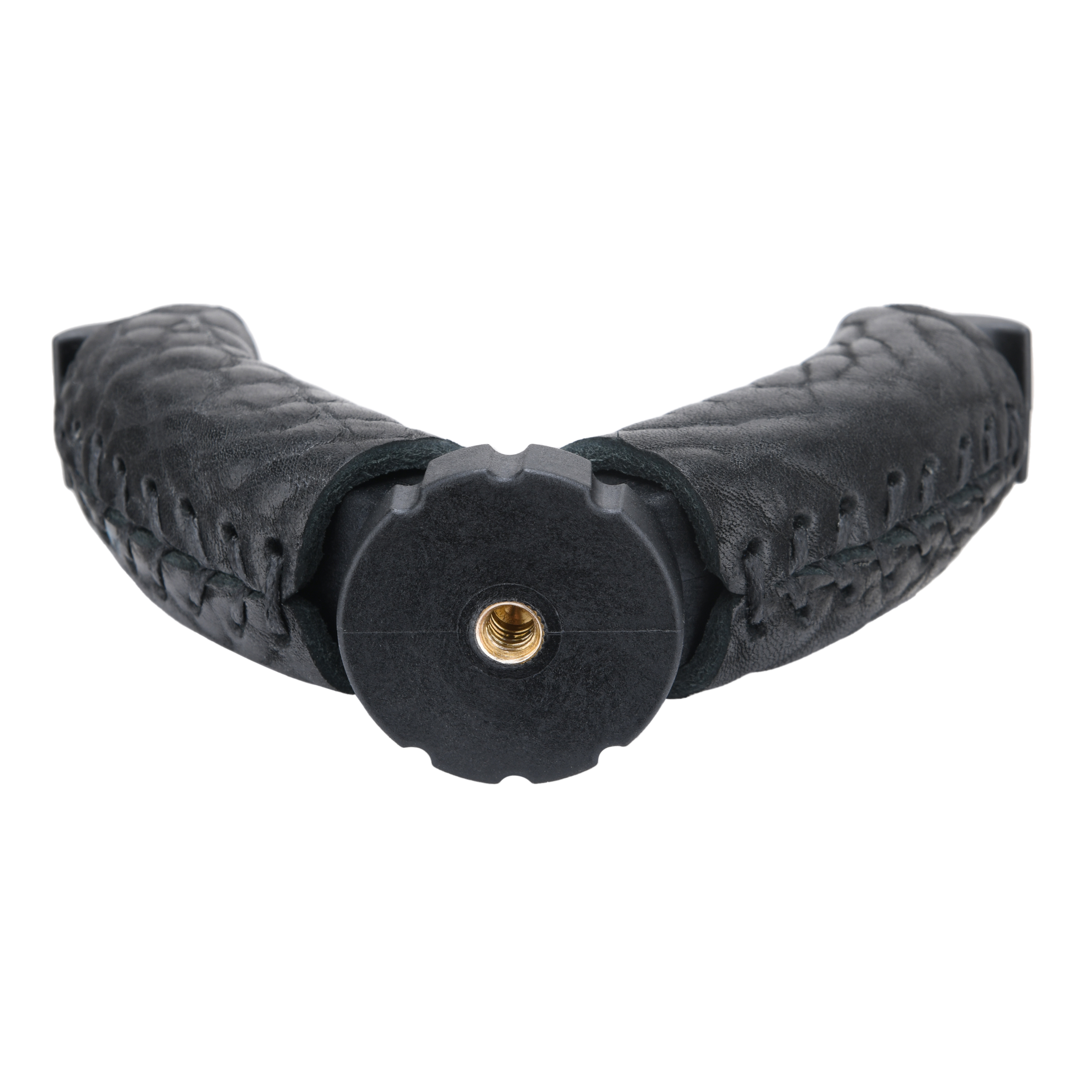 WAYNE'S DOG Shooting Stick Monopod Gun Rifle Shooting Rest with V Yoke, Whole Sheet Leather Wrap