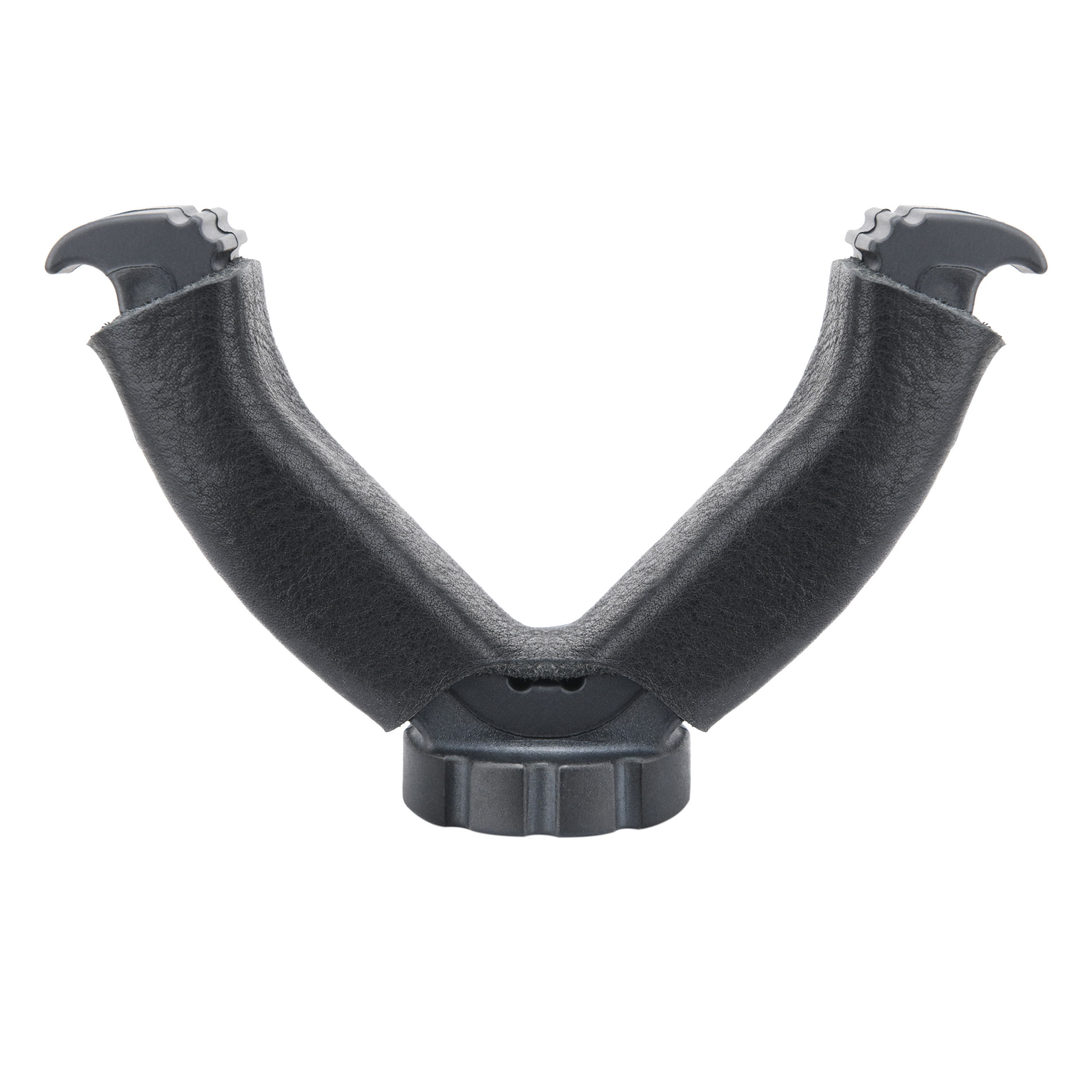 WAYNE'S DOG Shooting Stick Monopod Gun Rifle Shooting Rest with V Yoke, Whole Sheet Leather Wrap