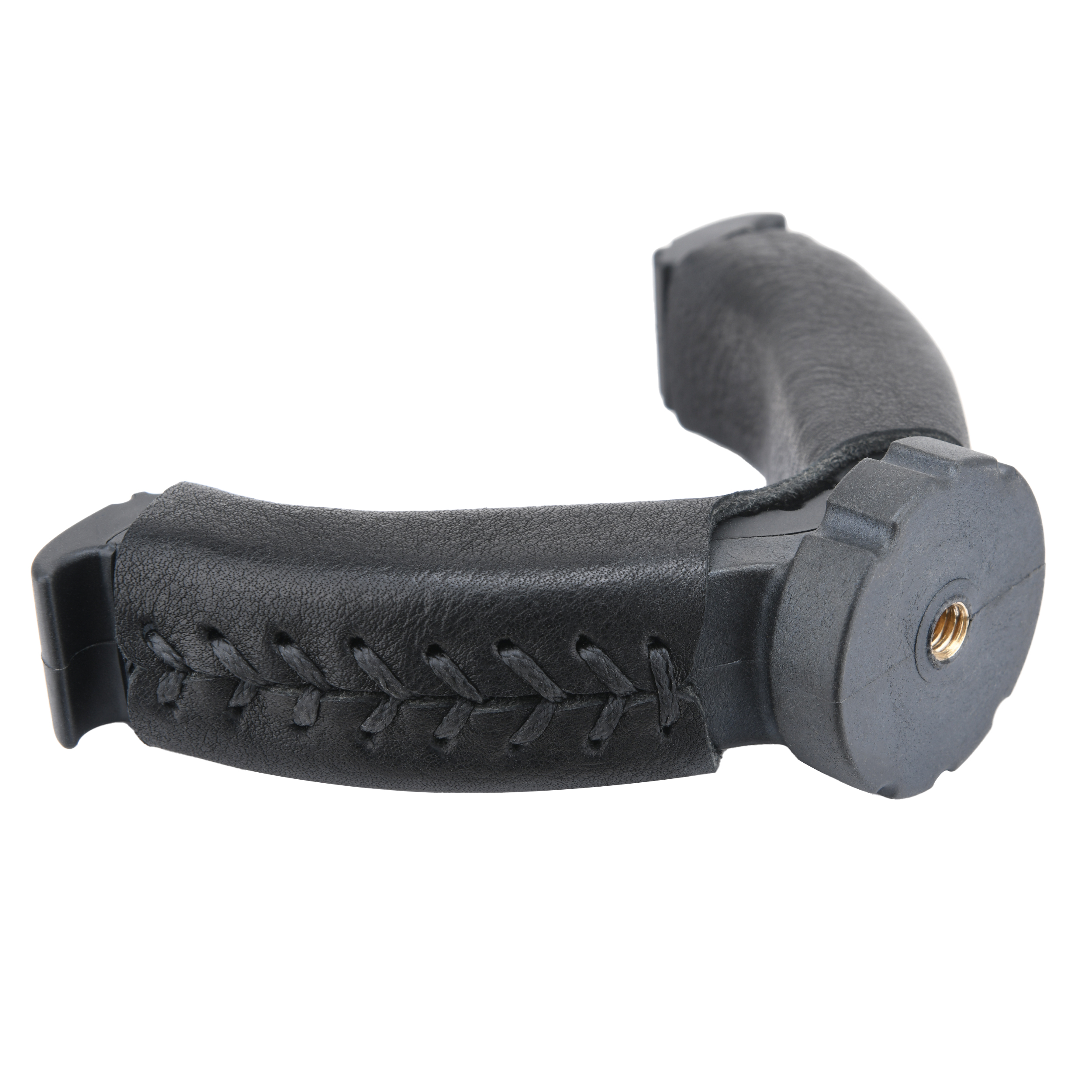 WAYNE'S DOG Shooting Stick Monopod Gun Rifle Shooting Rest with V Yoke, Whole Sheet Leather Wrap