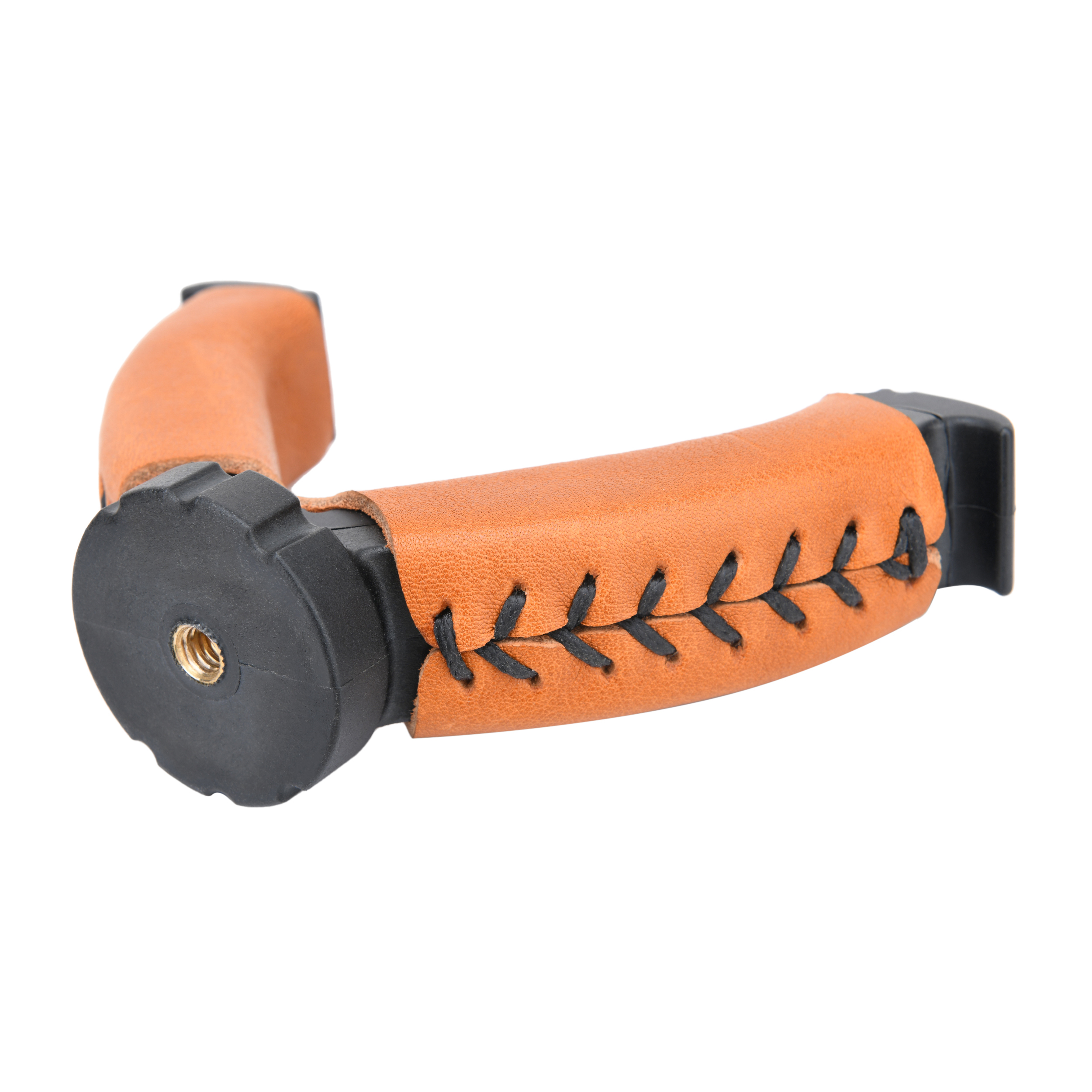 WAYNE'S DOG Shooting Stick Monopod Gun Rifle Shooting Rest with V Yoke, Whole Sheet Leather Wrap