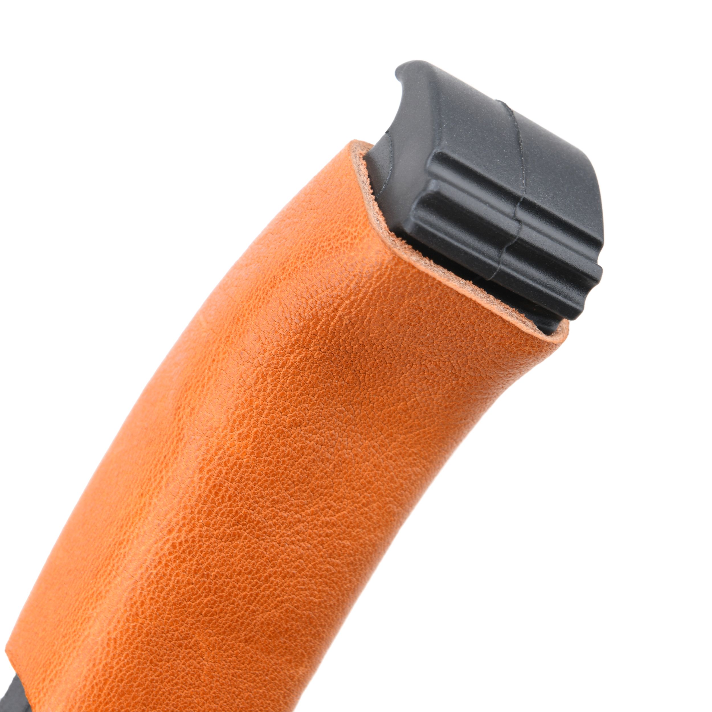 WAYNE'S DOG Shooting Stick Monopod Gun Rifle Shooting Rest with V Yoke, Whole Sheet Leather Wrap