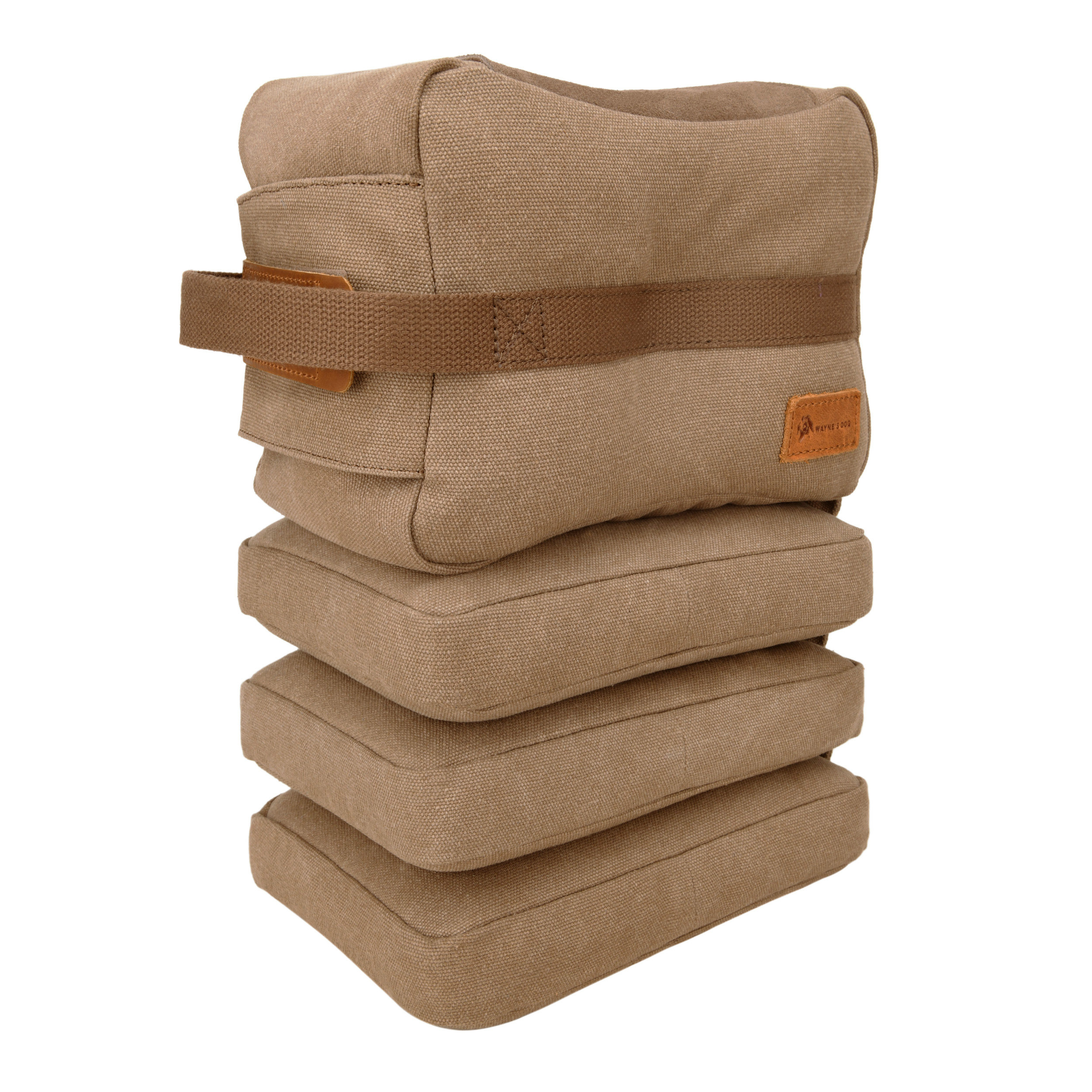 WAYNE'S DOG Shooting Rest Bags Combo , Rest Front & Rear Support Sandbag Stand Holders