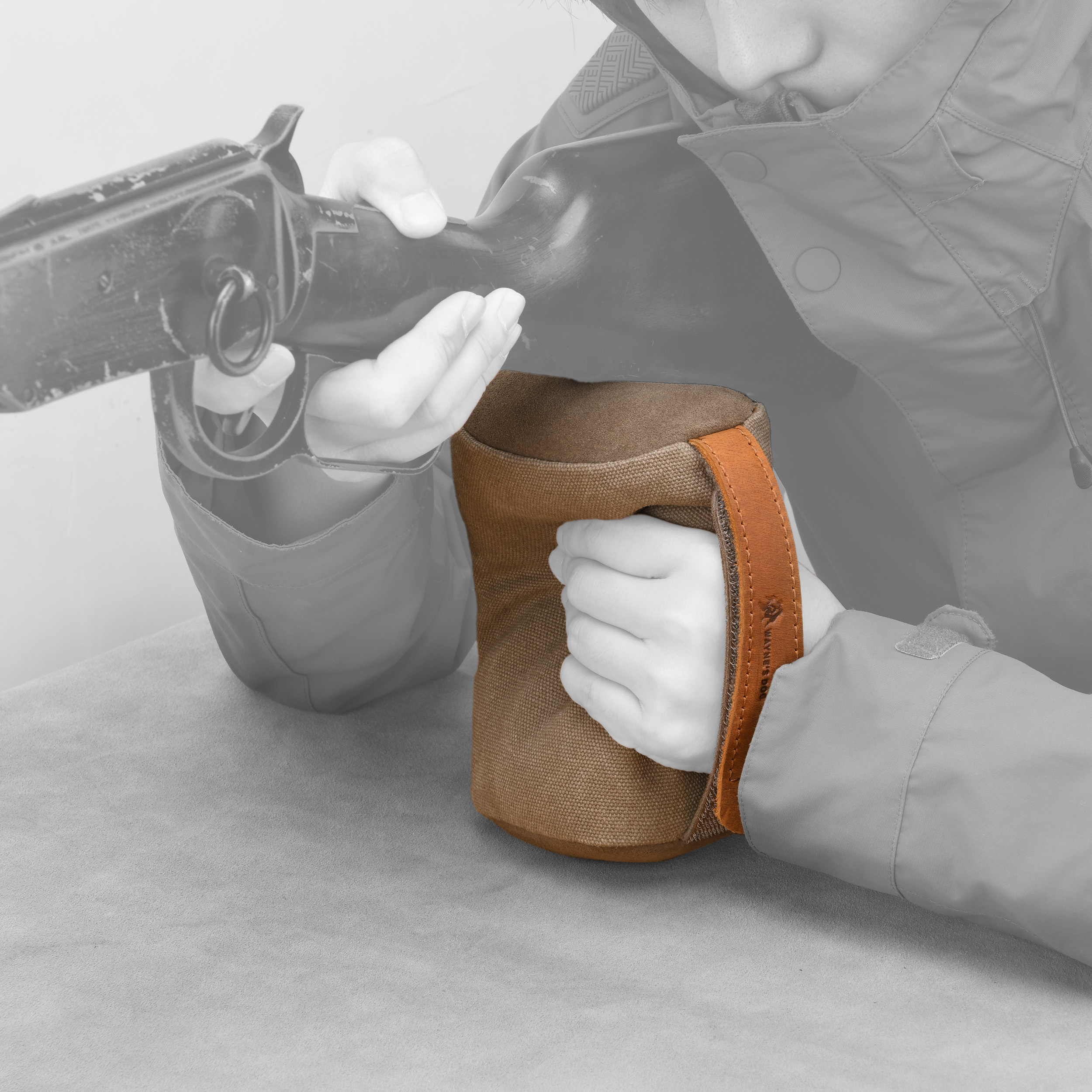 WAYNE'S DOG Canvas Shooting Rest Bags, Unfilled Rest Front & Rear Support Sandbag Stand Holders