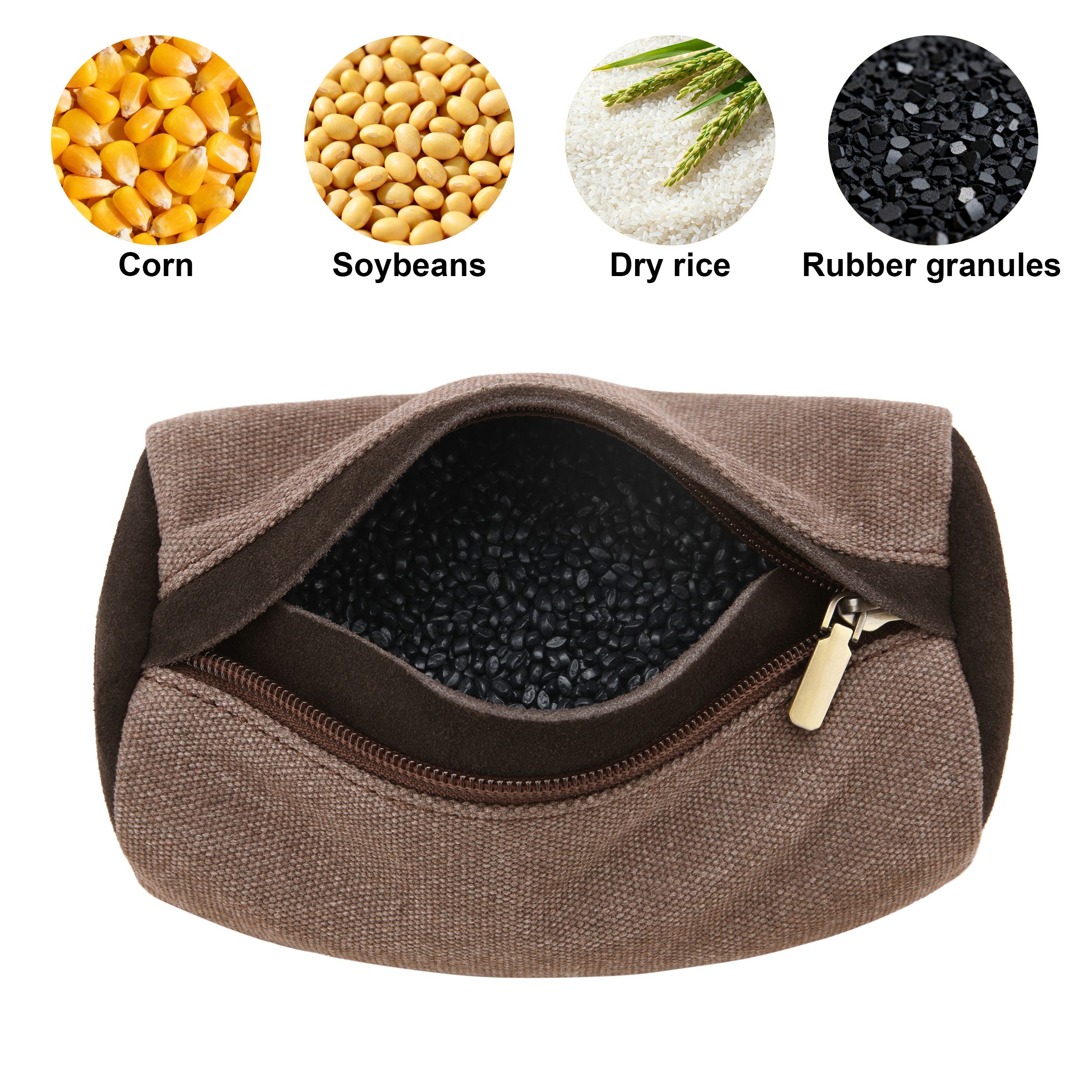 WAYNE'S DOG Canvas Shooting Rest Bags, Unfilled Rest Front & Rear Support Sandbag Stand Holders