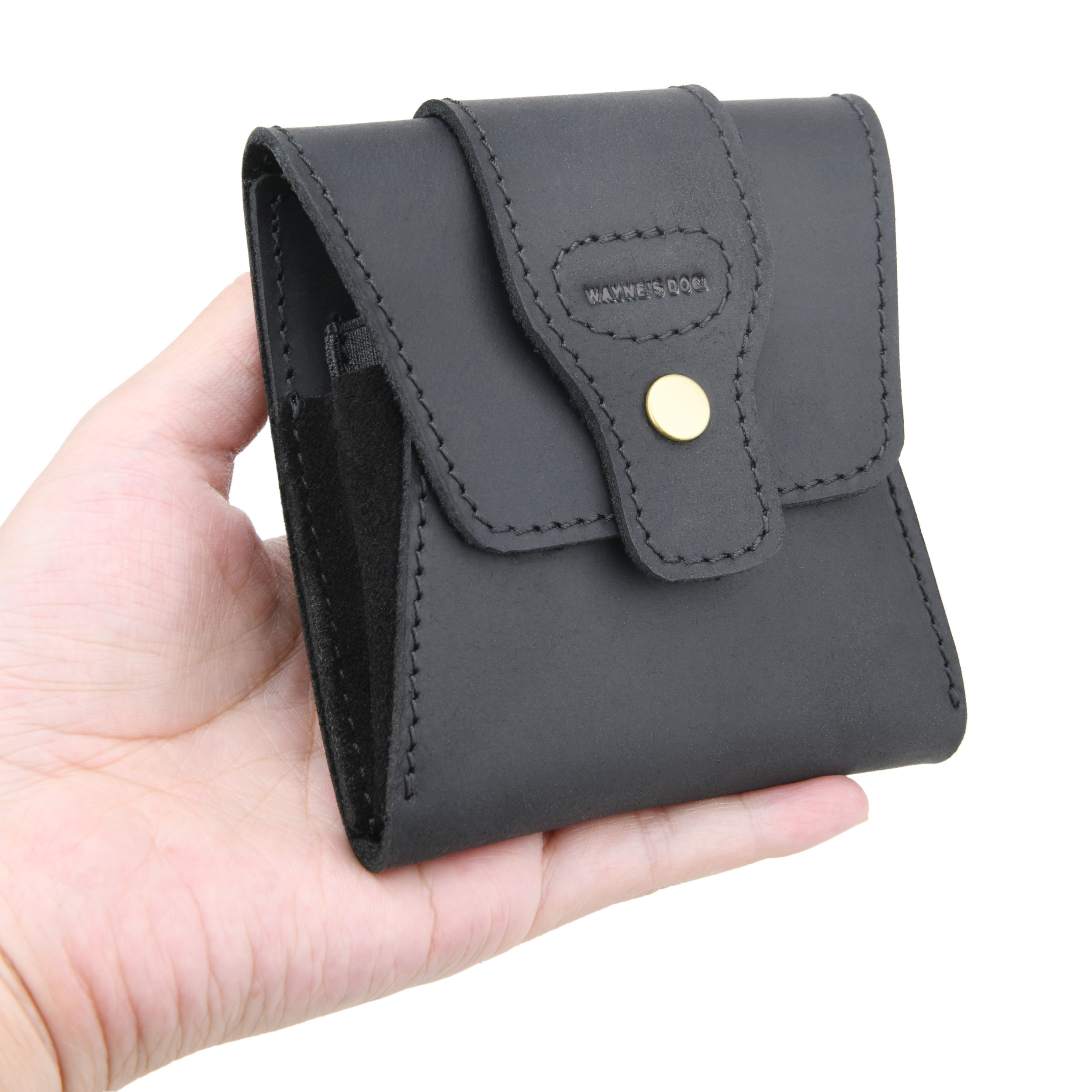 WAYNE'S DOG Leather Rifle Ammo Wallet Shell Cartridge Pouch Holder Ammo Carrier .308 .30-06