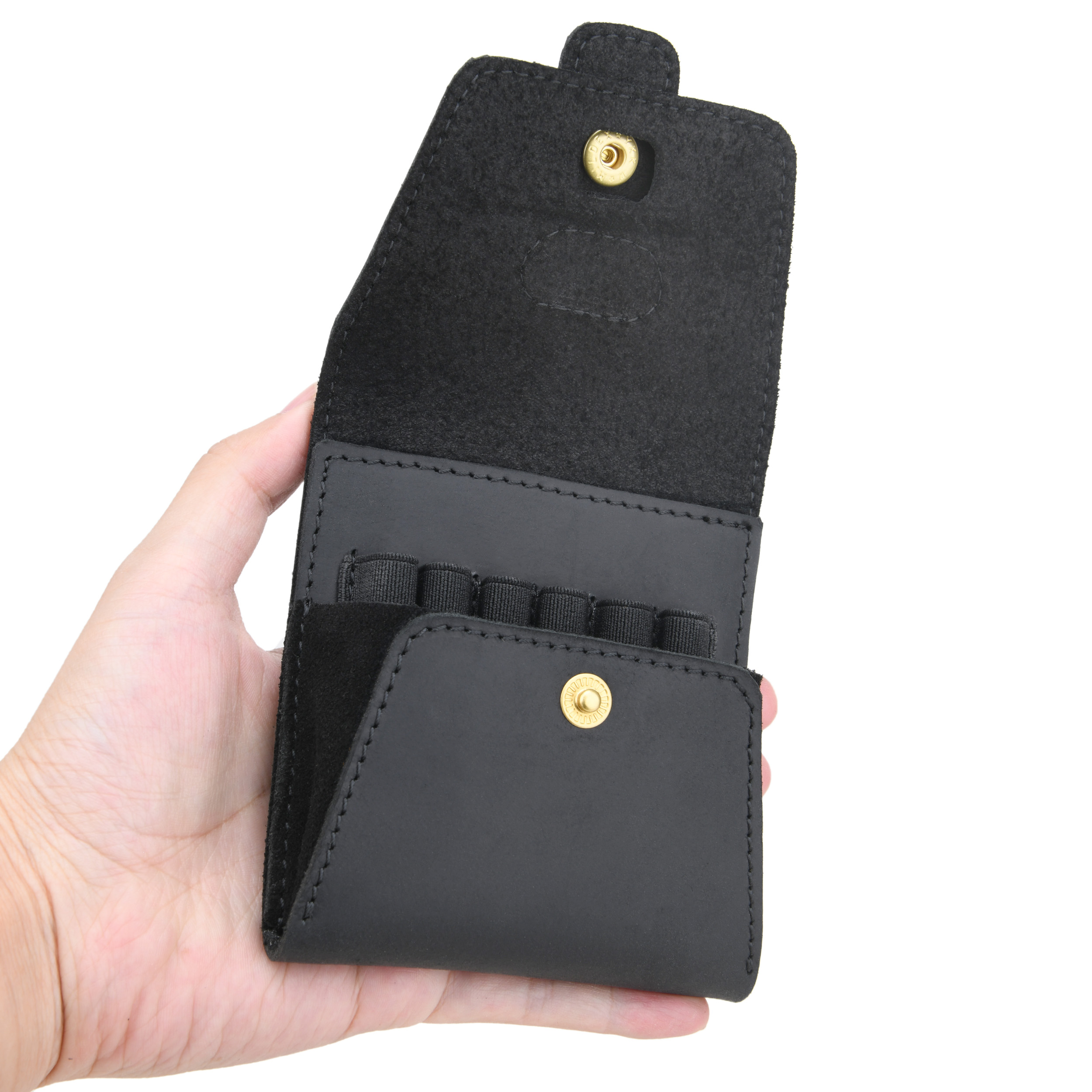 WAYNE'S DOG Leather Rifle Ammo Wallet Shell Cartridge Pouch Holder Ammo Carrier .308 .30-06