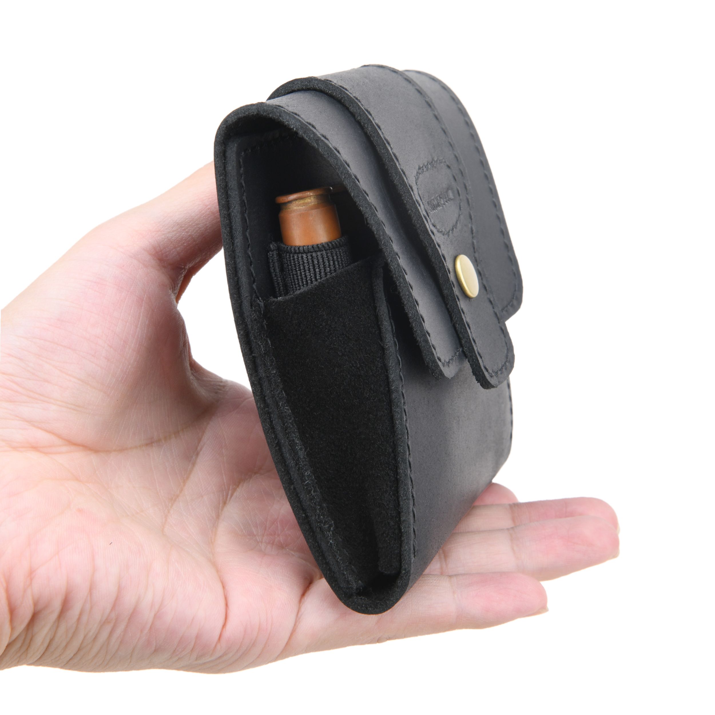 WAYNE'S DOG Leather Rifle Ammo Wallet Shell Cartridge Pouch Holder Ammo Carrier .308 .30-06