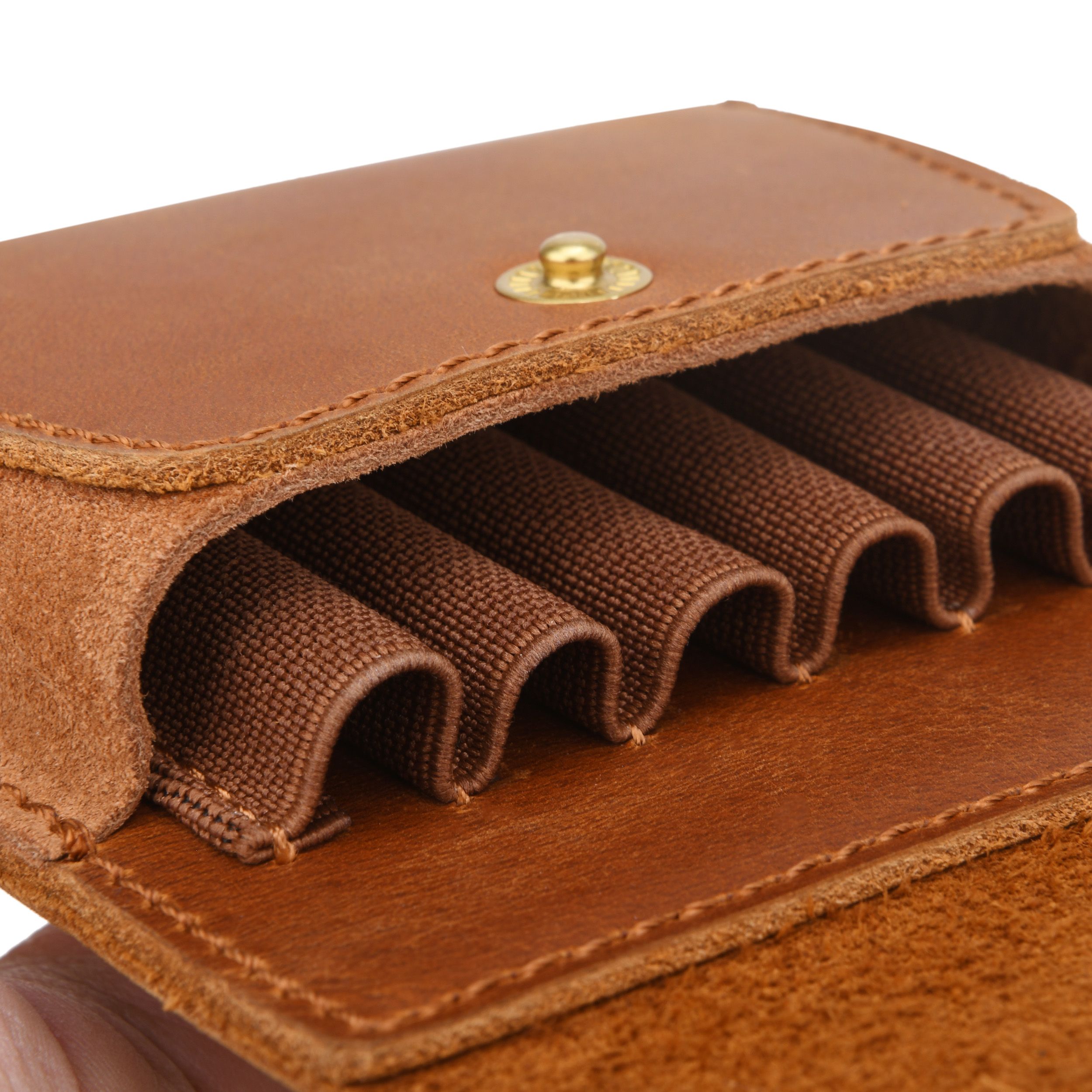WAYNE'S DOG Leather Rifle Ammo Wallet Shell Cartridge Pouch Holder Ammo Carrier .308 .30-06