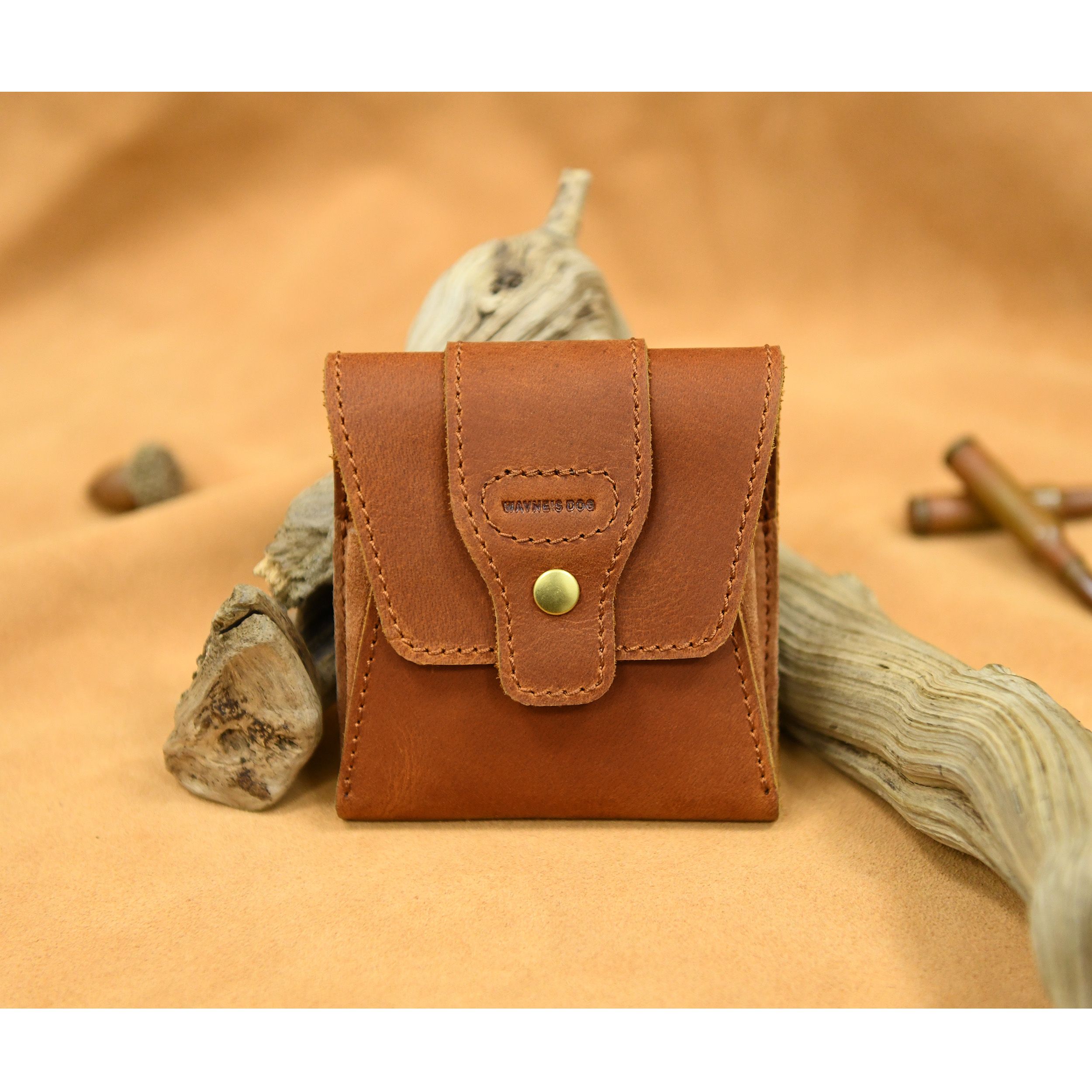 WAYNE'S DOG Leather Rifle Ammo Wallet Shell Cartridge Pouch Holder Ammo Carrier .308 .30-06