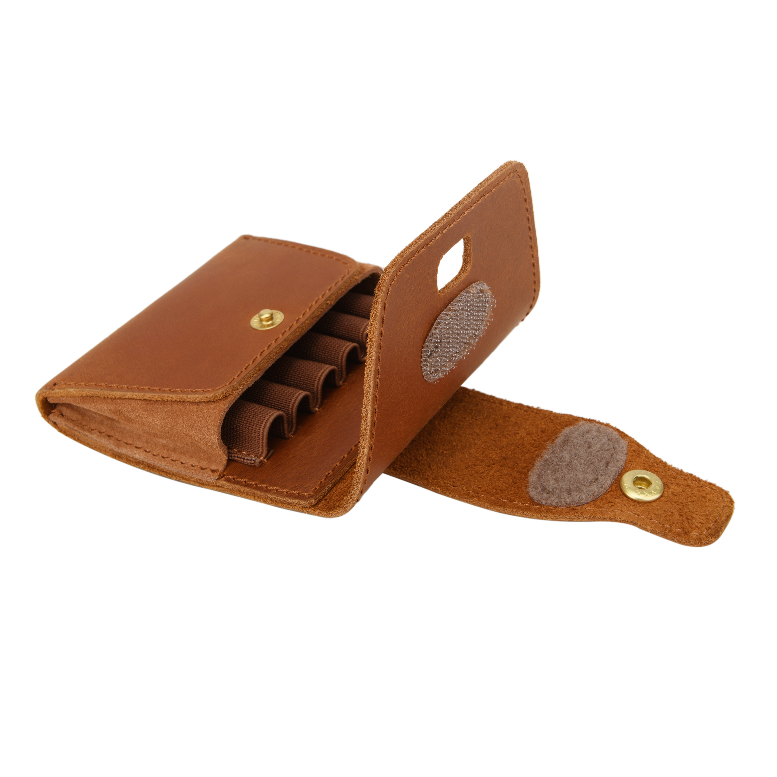 WAYNE'S DOG Leather Rifle Ammo Wallet Shell Cartridge Pouch Holder Ammo Carrier .308 .30-06