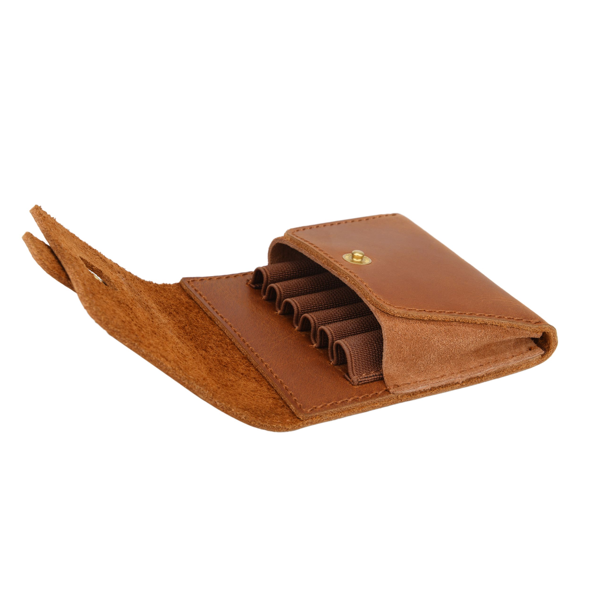 WAYNE'S DOG Leather Rifle Ammo Wallet Shell Cartridge Pouch Holder Ammo Carrier .308 .30-06