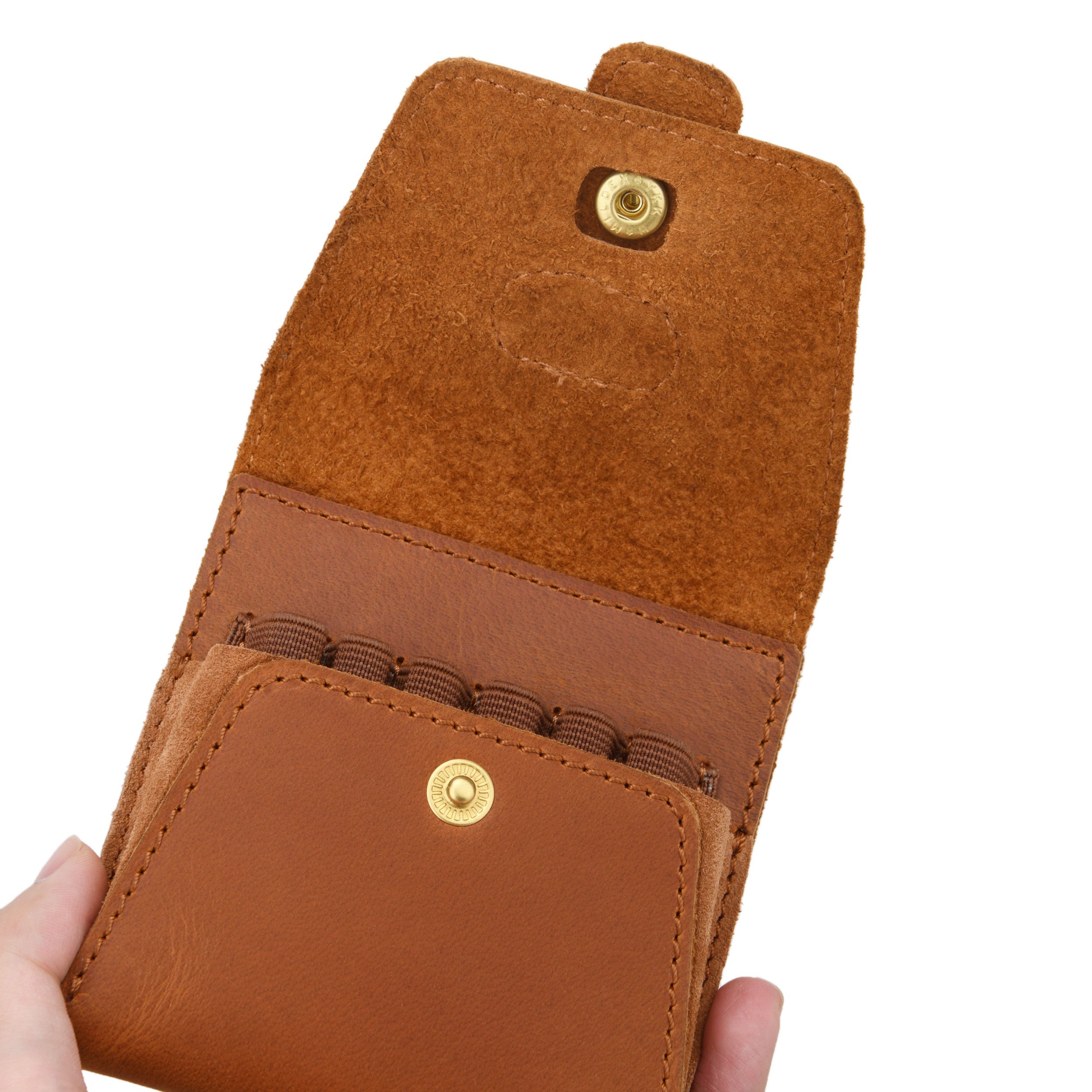 WAYNE'S DOG Leather Rifle Ammo Wallet Shell Cartridge Pouch Holder Ammo Carrier .308 .30-06