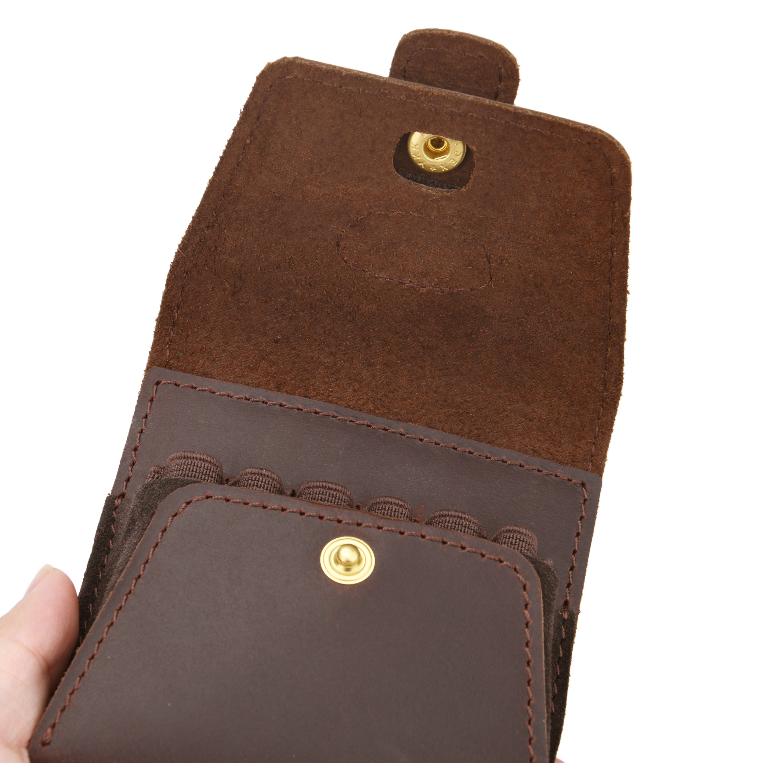 WAYNE'S DOG Leather Rifle Ammo Wallet Shell Cartridge Pouch Holder Ammo Carrier .308 .30-06