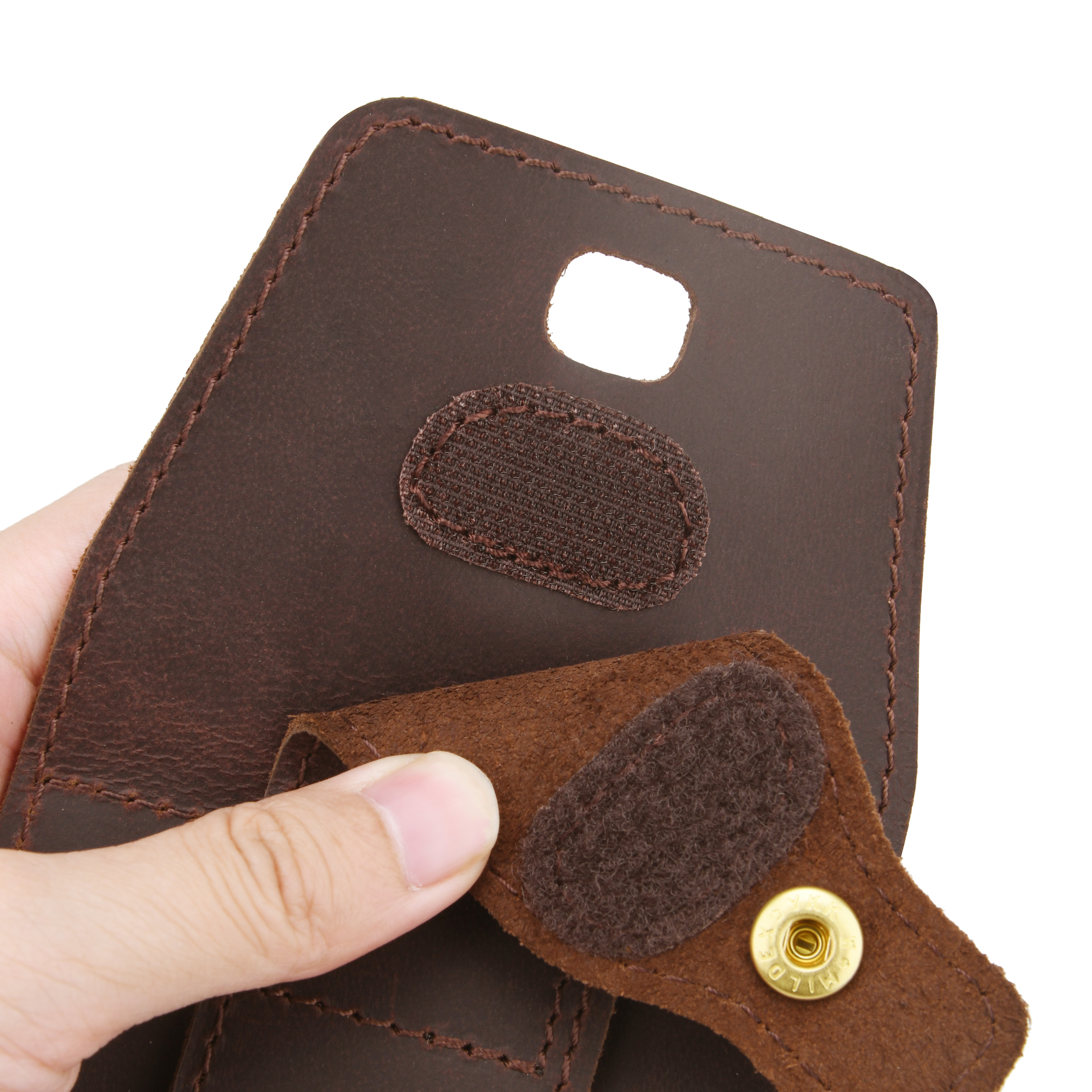 WAYNE'S DOG Leather Rifle Ammo Wallet Shell Cartridge Pouch Holder Ammo Carrier .308 .30-06