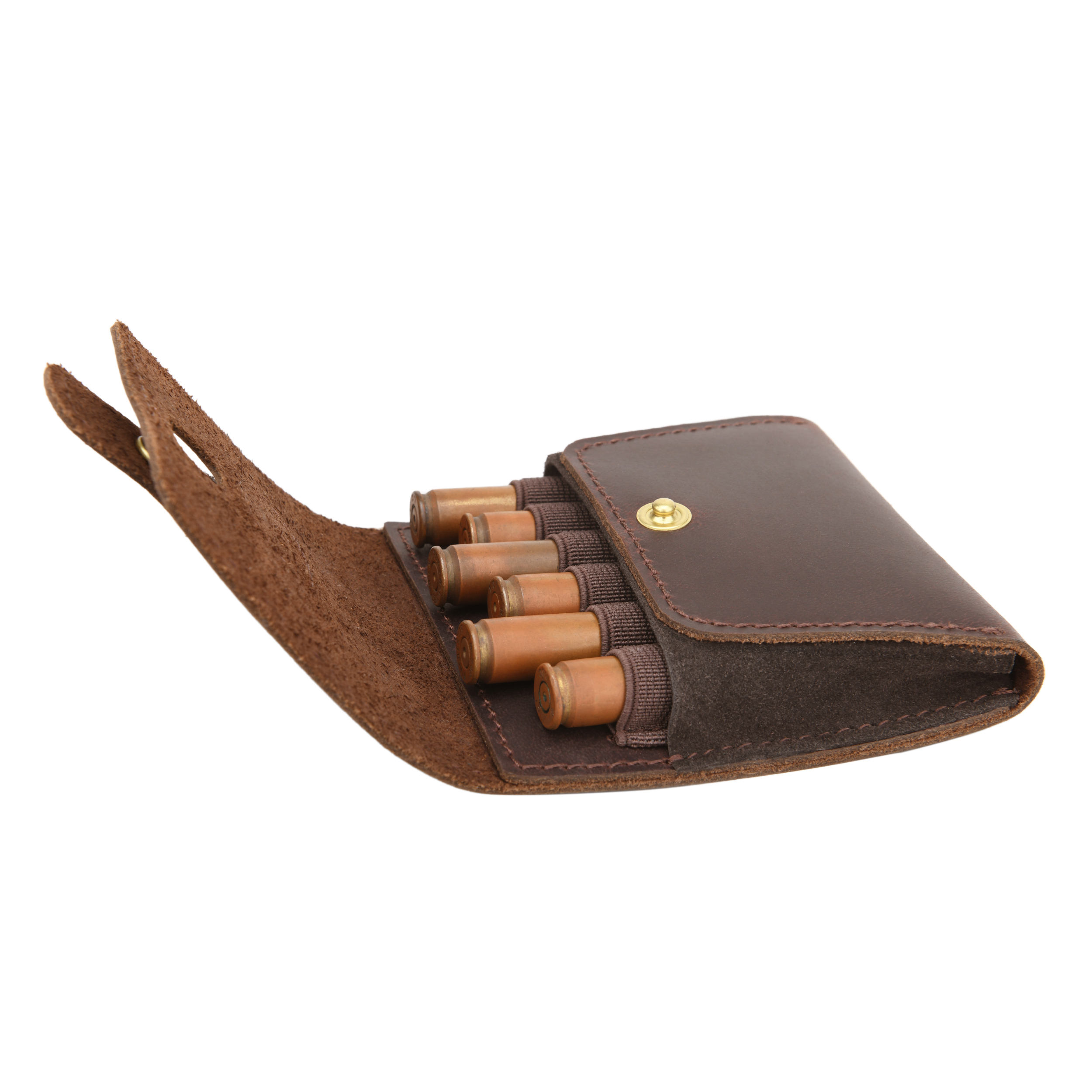 WAYNE'S DOG Leather Rifle Ammo Wallet Shell Cartridge Pouch Holder Ammo Carrier .308 .30-06