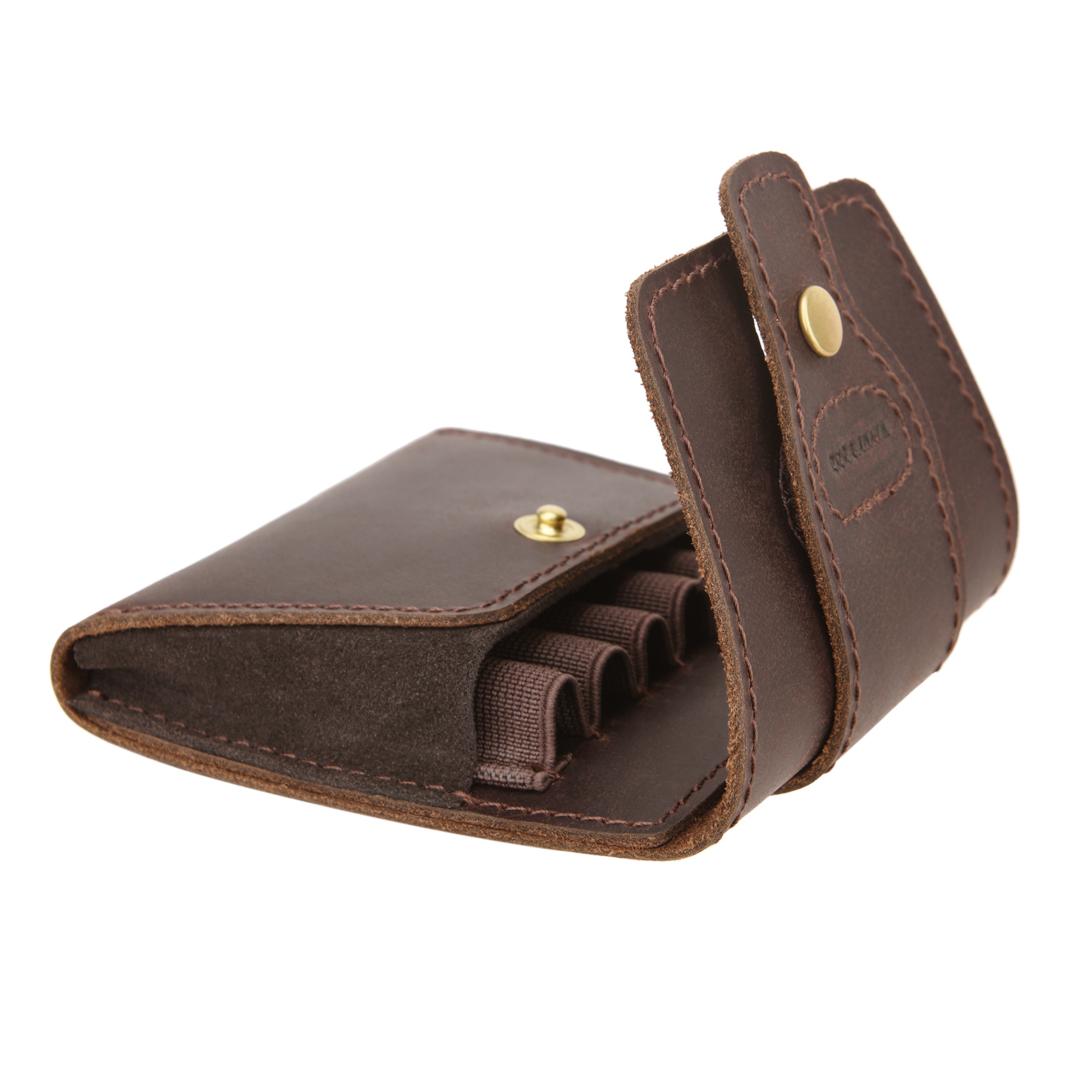 WAYNE'S DOG Leather Rifle Ammo Wallet Shell Cartridge Pouch Holder Ammo Carrier .308 .30-06