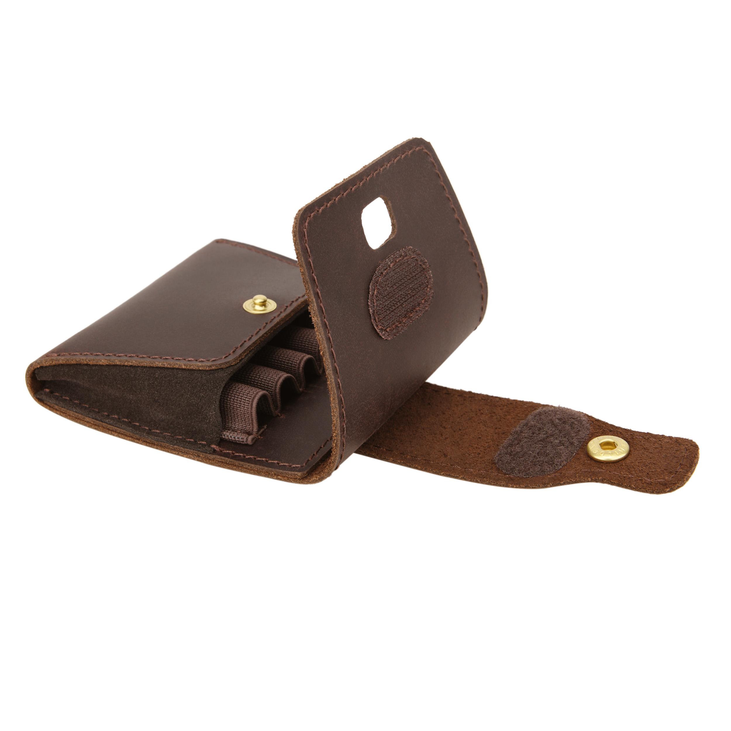 WAYNE'S DOG Leather Rifle Ammo Wallet Shell Cartridge Pouch Holder Ammo Carrier .308 .30-06