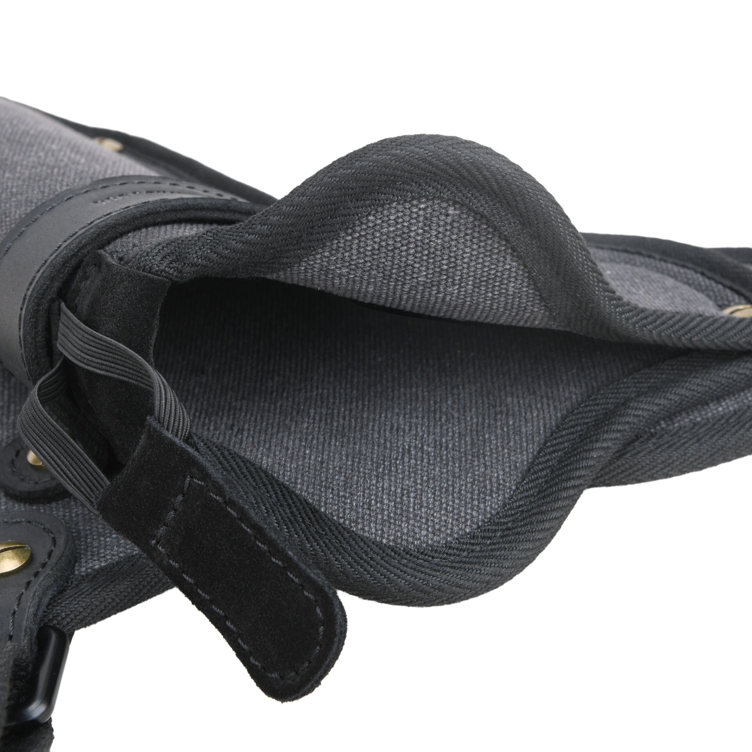 Canvas Pistol Chest Holster with Double Speedloader Holder Suit for Right Handed